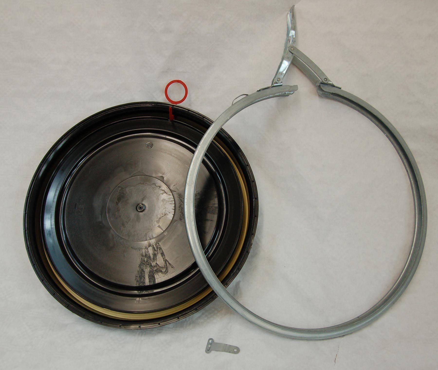 Plasteo Regentonne 60 Liter Weithalsfass mit Spannverschluss, IKG Gütezeichen – Bild 2 von 4
