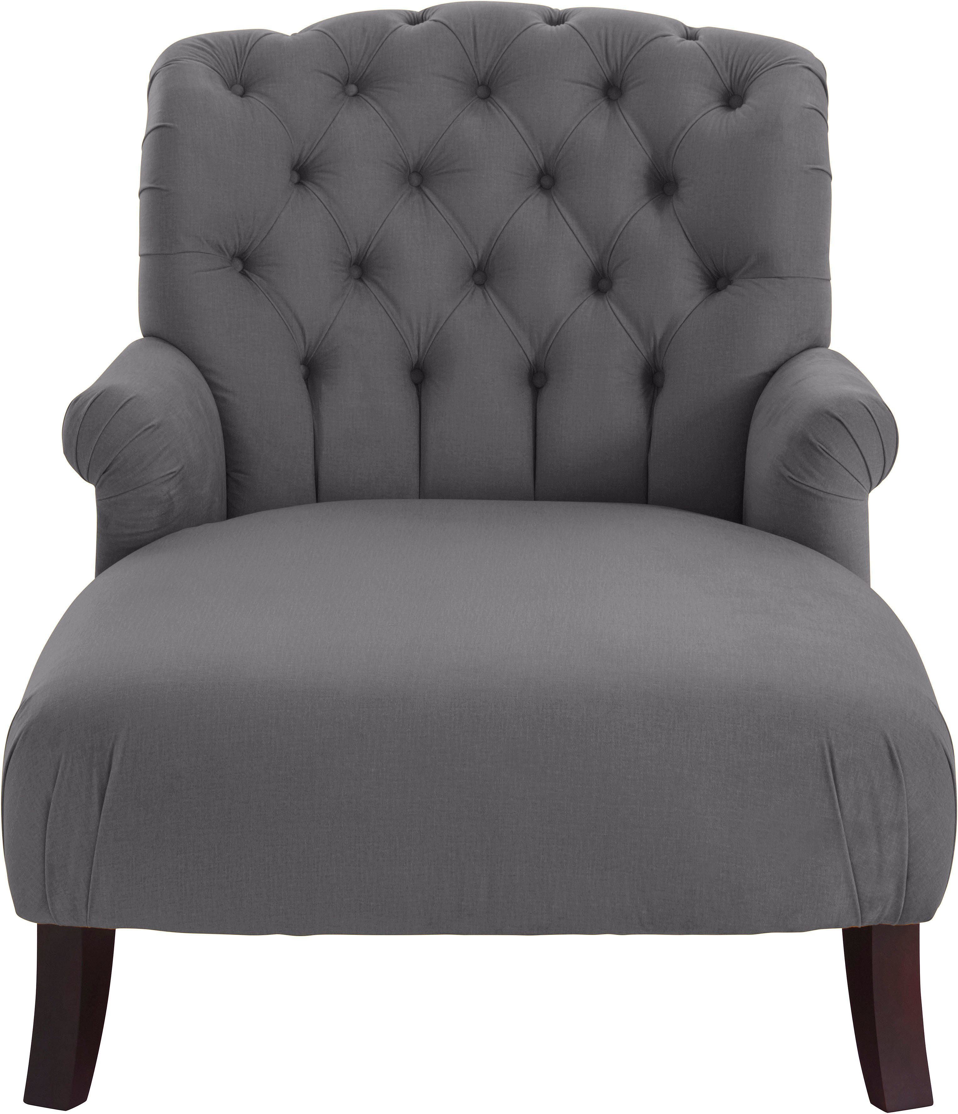 Home affaire Loveseat Amiens Sessel Loungesessel, mit wunderschöner Knopfheftung im Rücken