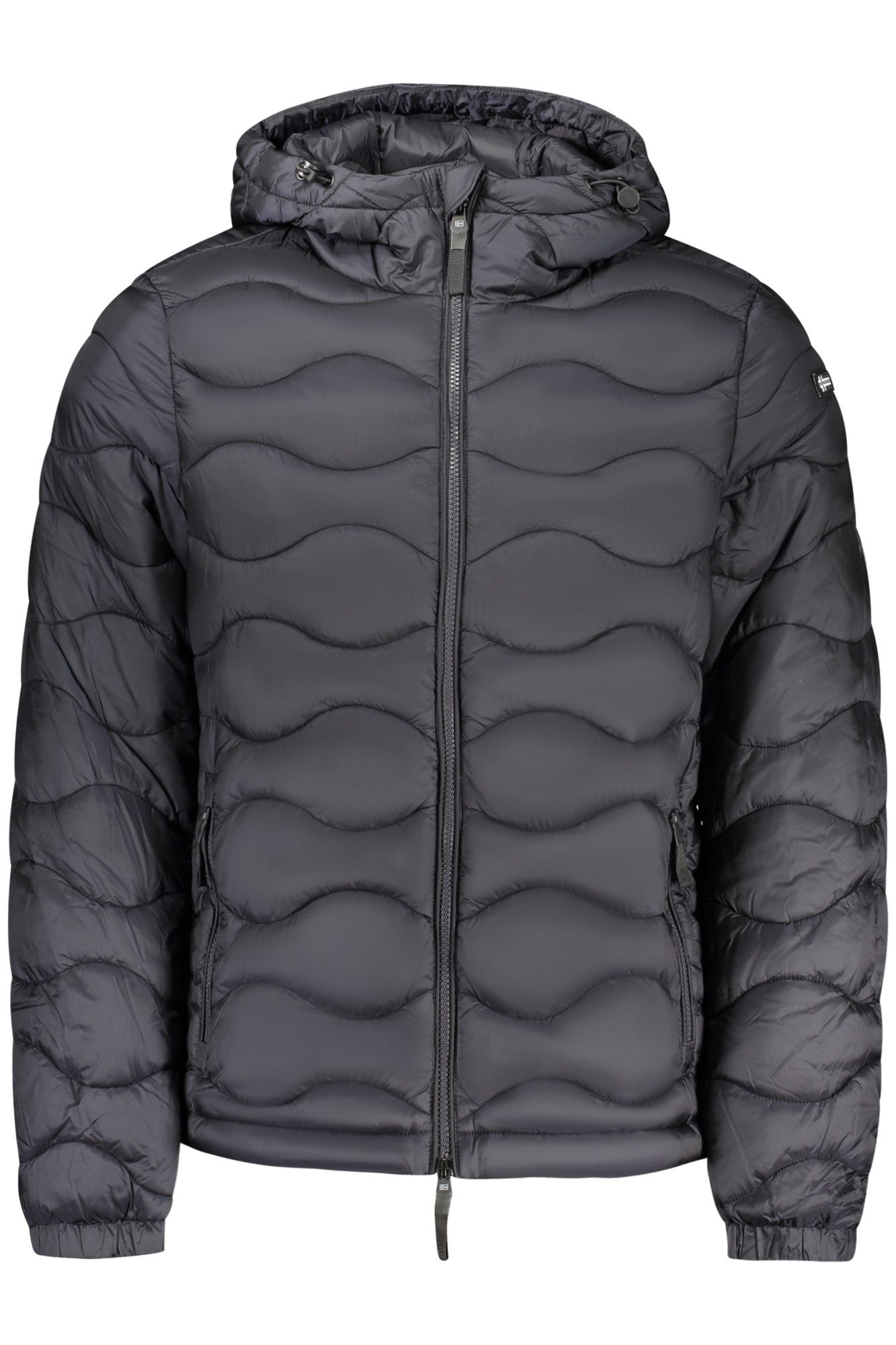 NORWAY 1963 Outdoorjacke Herrenjacke Schwarz mit Kapuze und Kontrastdetails - Stylisch & Funkti