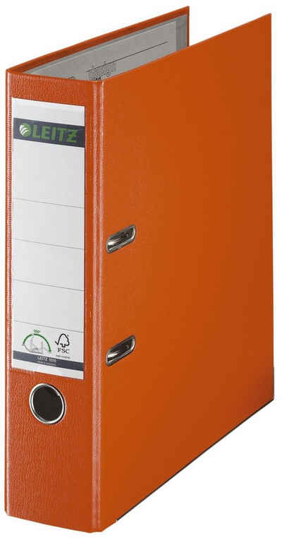 LEITZ Aktenordner LEITZ 180 Grad Ordner, DIN A4, 80 mm, orange