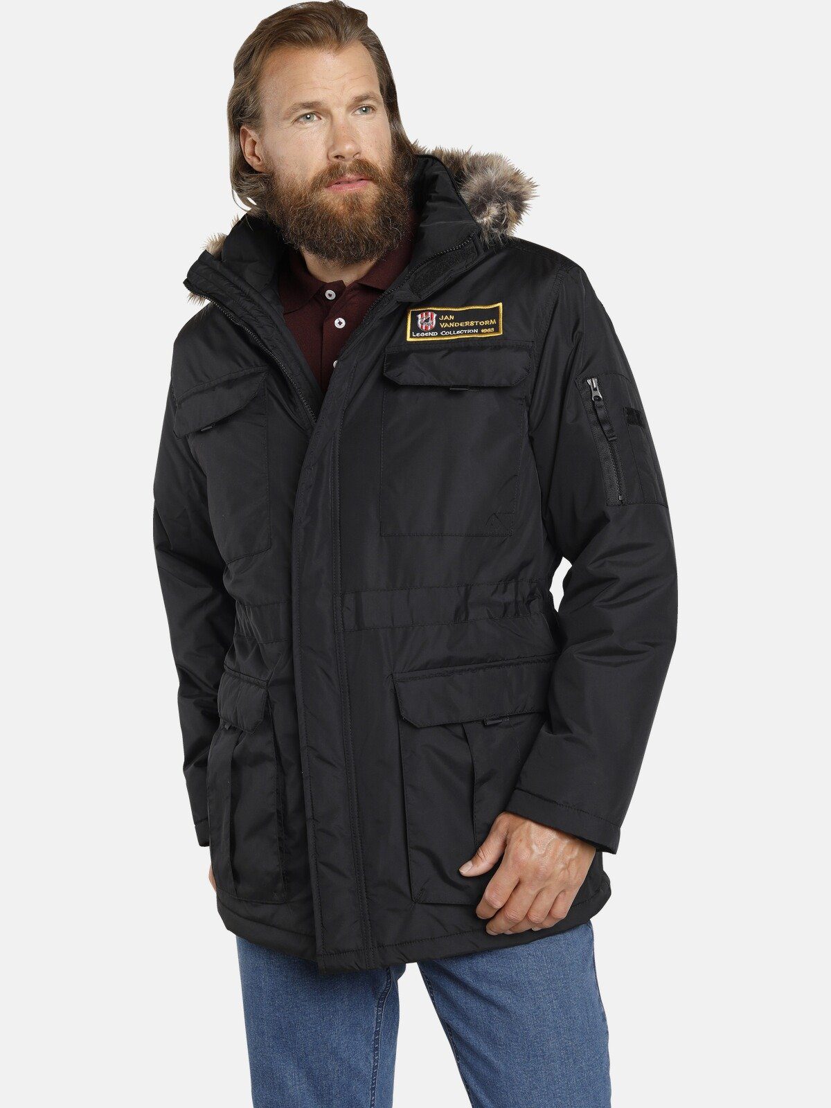 Jan Vanderstorm Outdoorjacke AJAN ist wetterfest günstig online kaufen