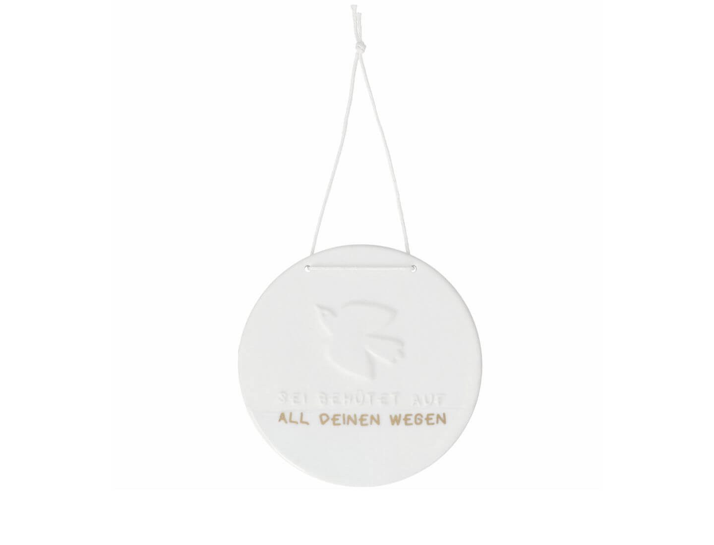 Räder Design Dekoobjekt Porzellanschild Taube von räder design Neuheit 2026 D.9,9cm