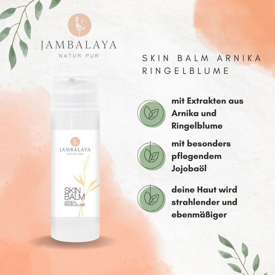 Jambalaya Körperbalsam Jambalaya Skin Balm Arnika Ringelblume, 100ml