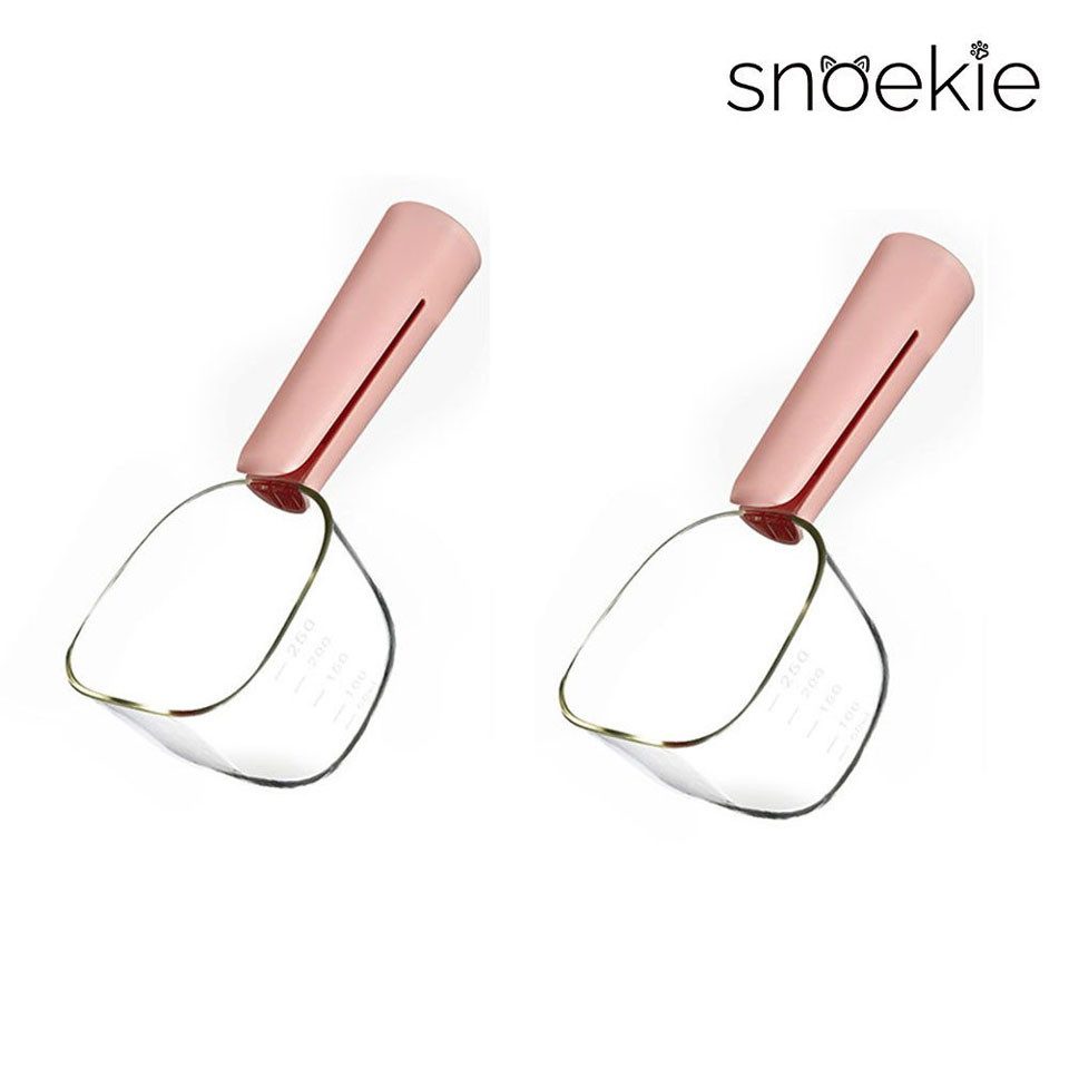 SNOEKIE Messbecher SNOEKIE Messbecher, Futterlöffel mit Skala präzis und praktisch, (2-St)
