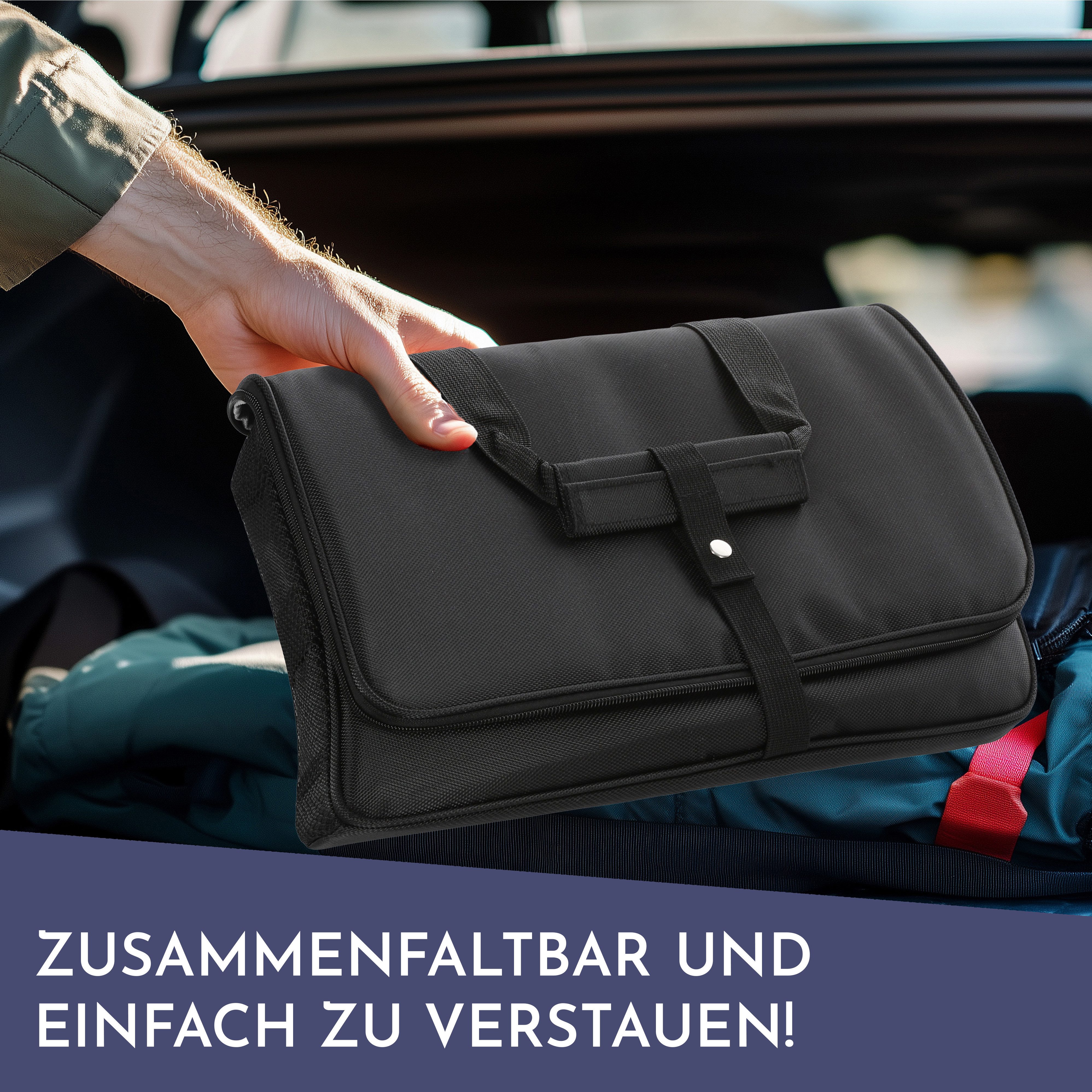 Vaily Kühltasche 30L - Faltbare Thermotasche, für Auto, Strand und Reisen - Kühlbox für Lunch, Picknick und Camping