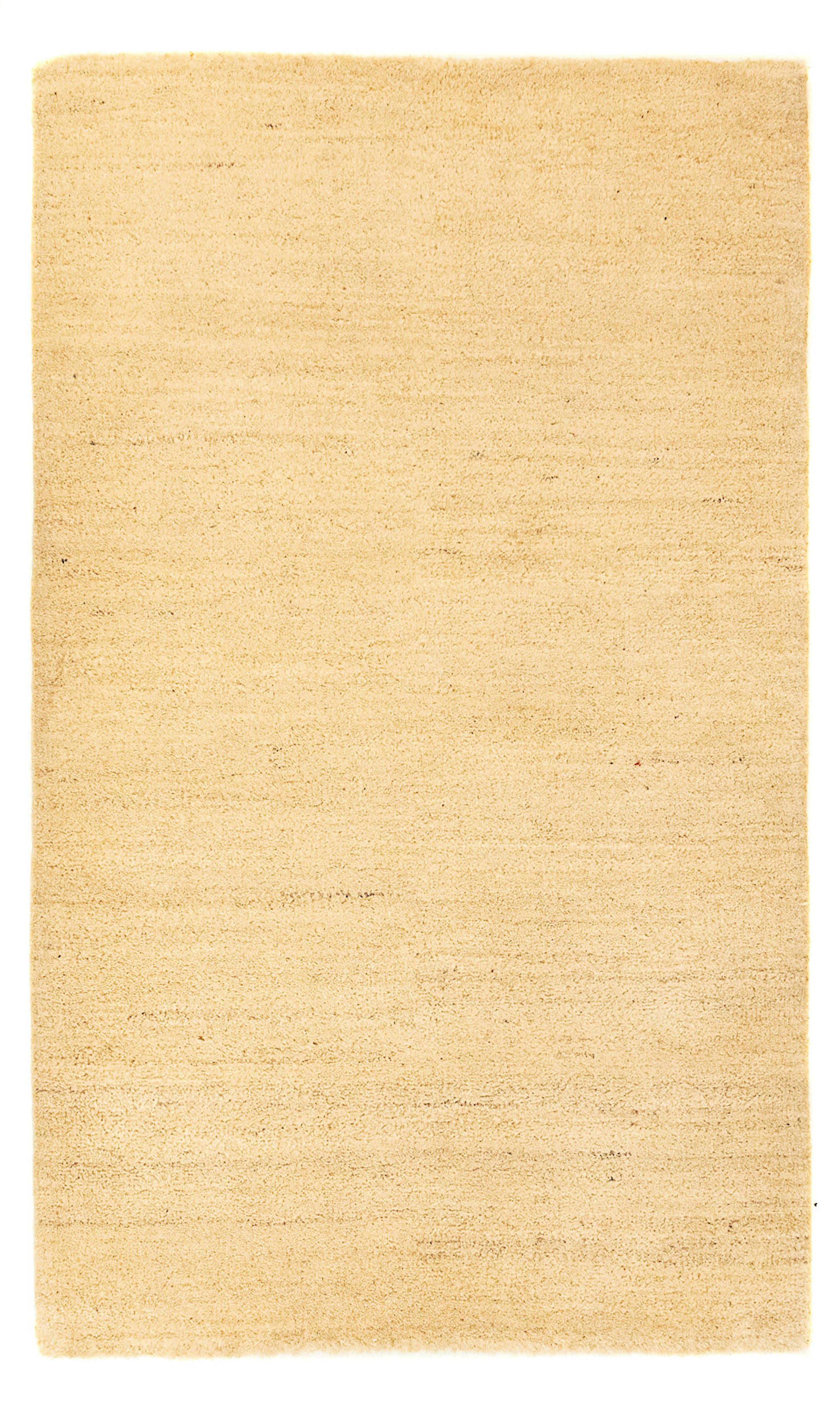 beige, mm, x Indus Wollteppich mit Handgeknüpft, morgenland, 78 Zertifikat cm - rechteckig, Höhe: 18 Gabbeh 126 - Einzelstück Wohnzimmer, -