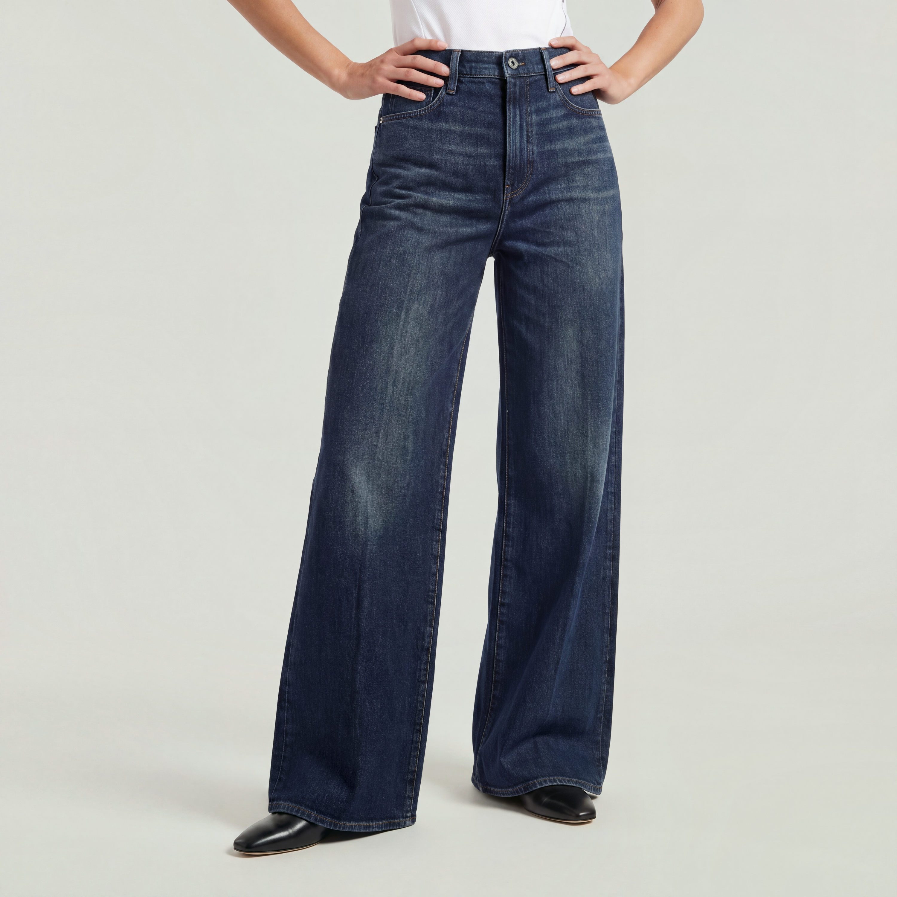 G-STAR Weite Jeans Deck 2.0 High Loose Wmn im Five-Pocket Style