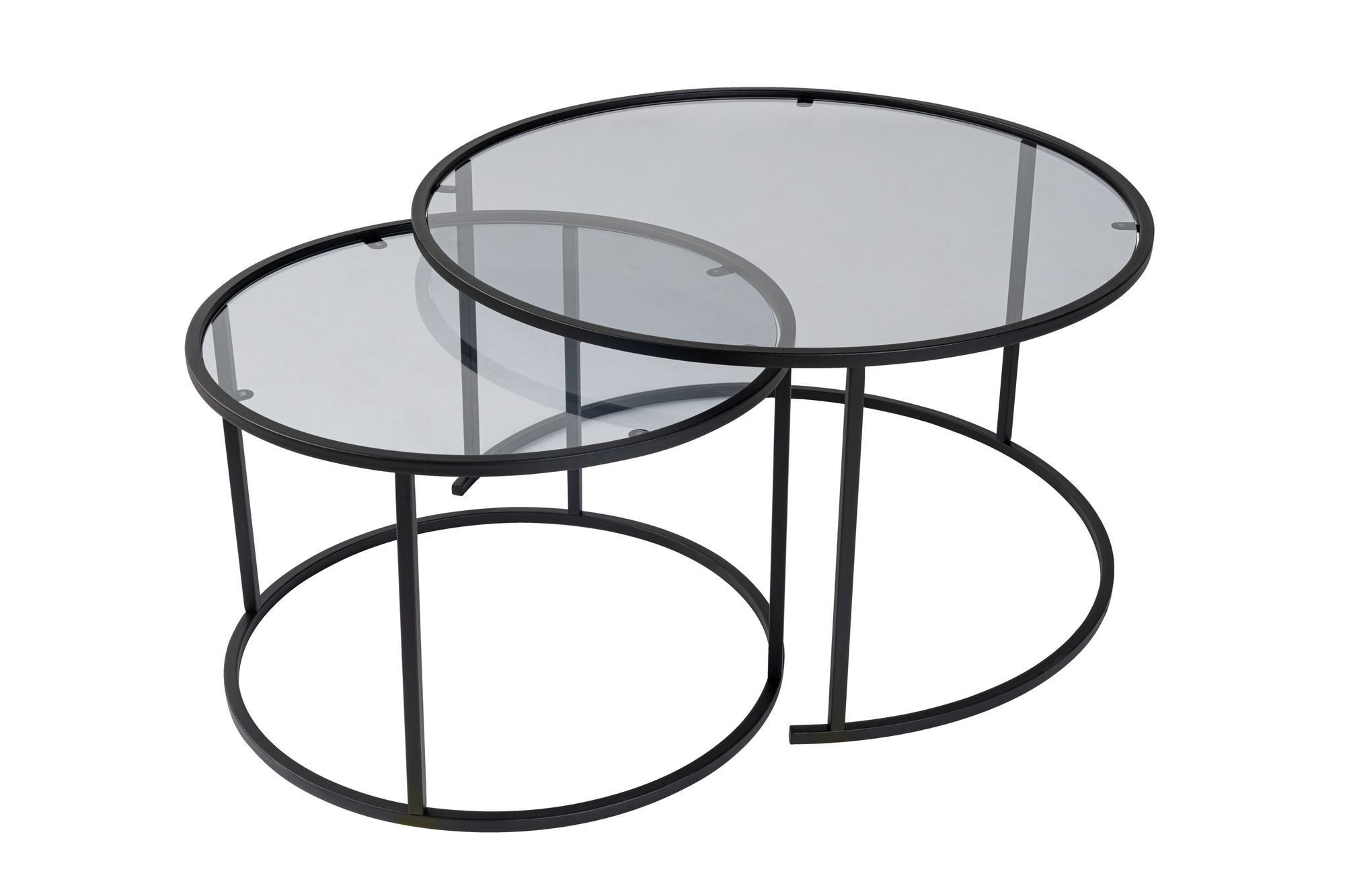 Skye Decor Couchtisch 100% TEMPERED GLASS und METAL, 80 cm - 60 cm, NRD110 günstig online kaufen