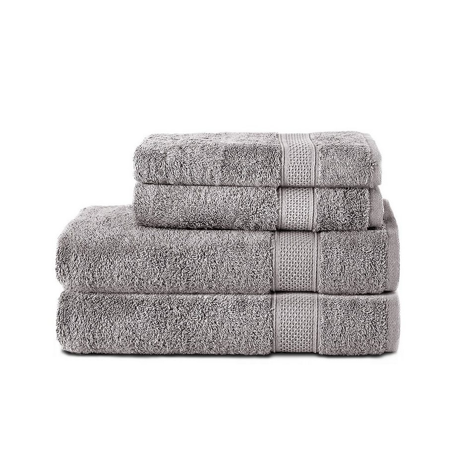 Komfortec Handtuch Set 100% Baumwolle, 2 Handtücher 50x100 cm und 2  Badetücher 70x140 cm, Frottier, (Packung, 4-tlg), Frottee, Weich