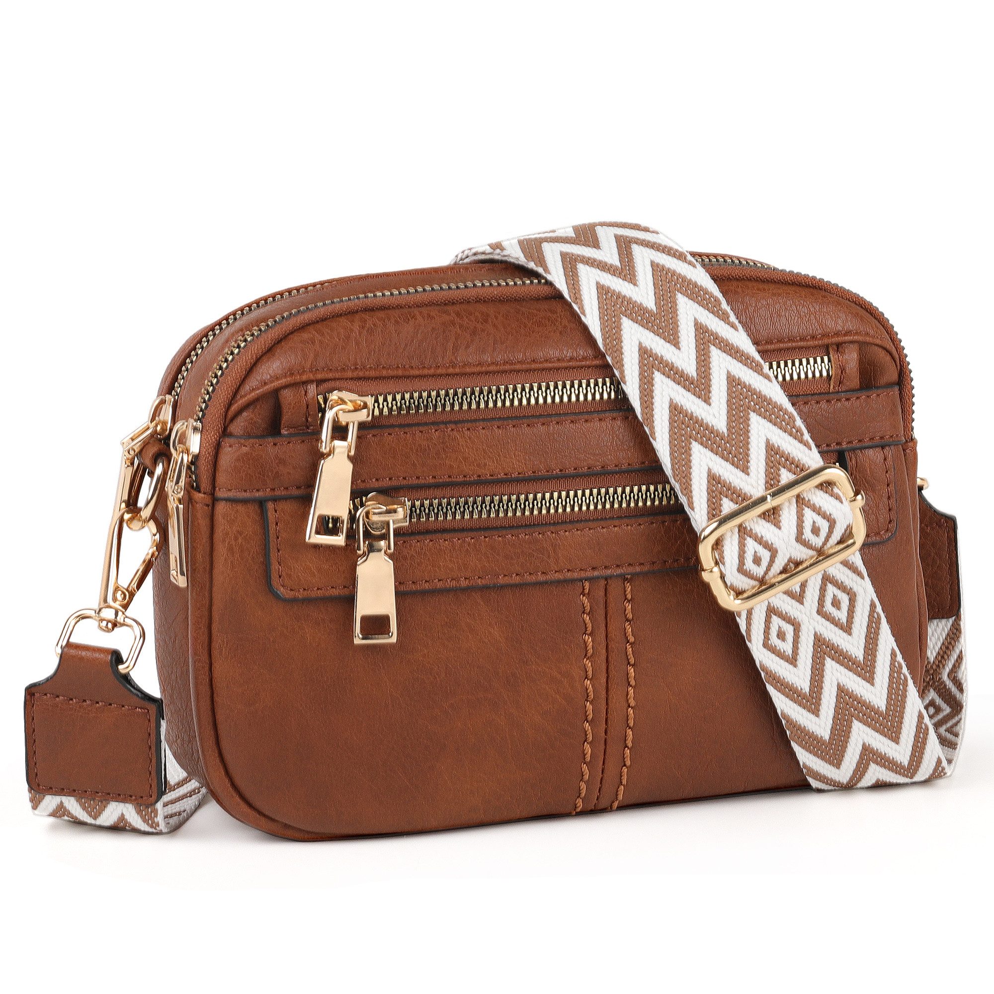 TAN.TOMI Umhängetasche Crossbody Bag Damen Umhängetasche Moderne Taschen Modisch, Vielseitig mit Verstellbarer Schulterriemen
