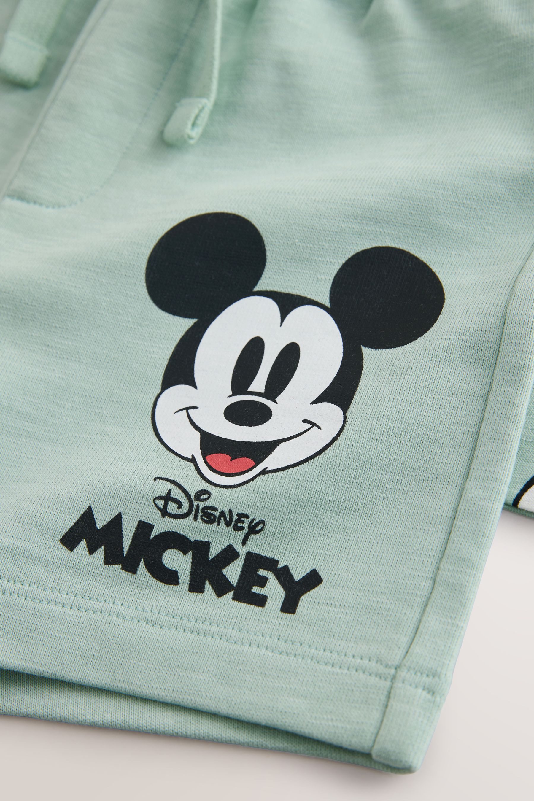 Next Shirt & Shorts Micky Maus Kurzärmeliges T-Shirt und Shorts im Set (2-tlg)