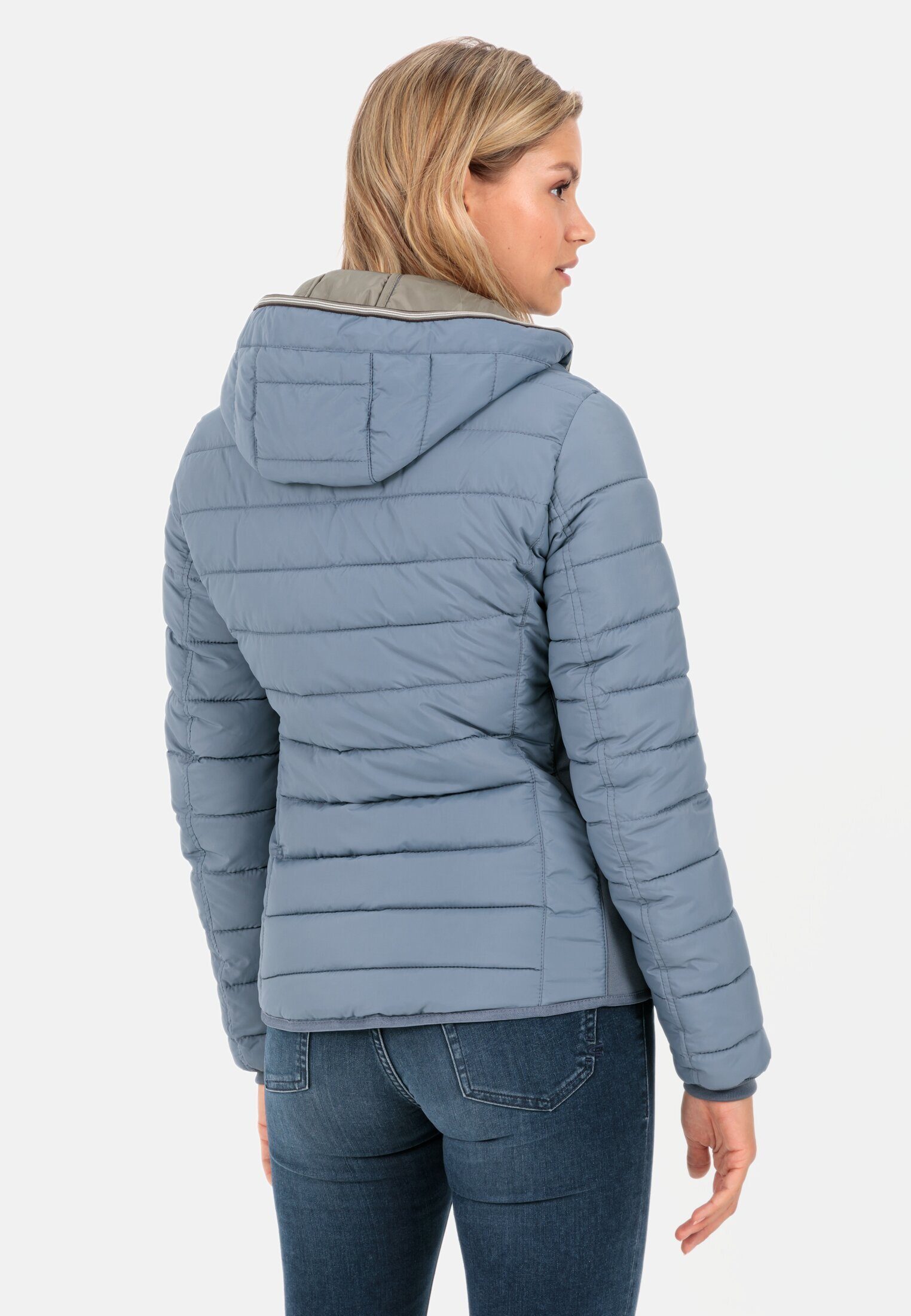 abnehmbarer camel Blau active mit Kapuze Steppjacke