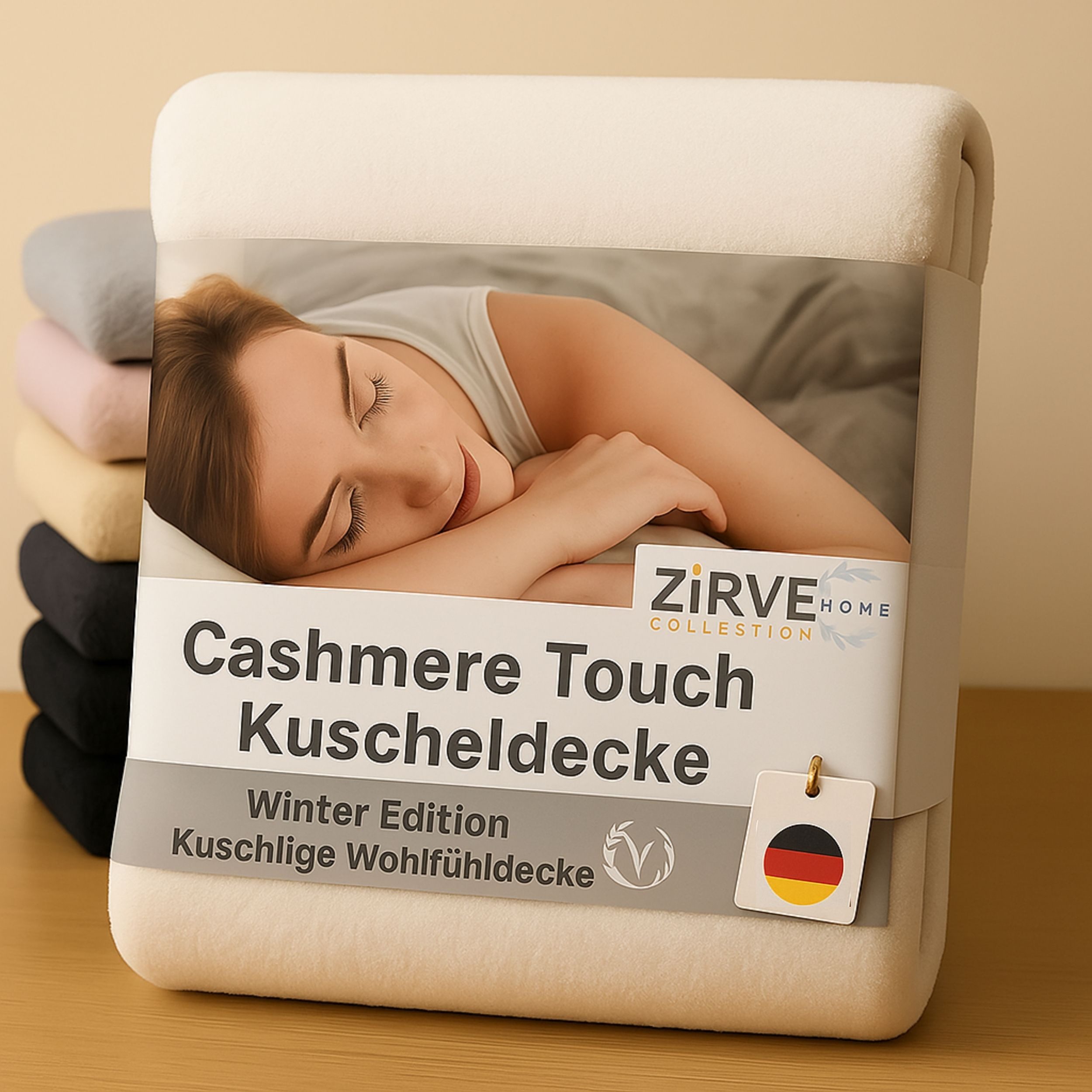 Wohndecke Kuscheldecke, ZIRVEHOME, CashmereTouch Wohndecke Fleece decke Kus günstig online kaufen