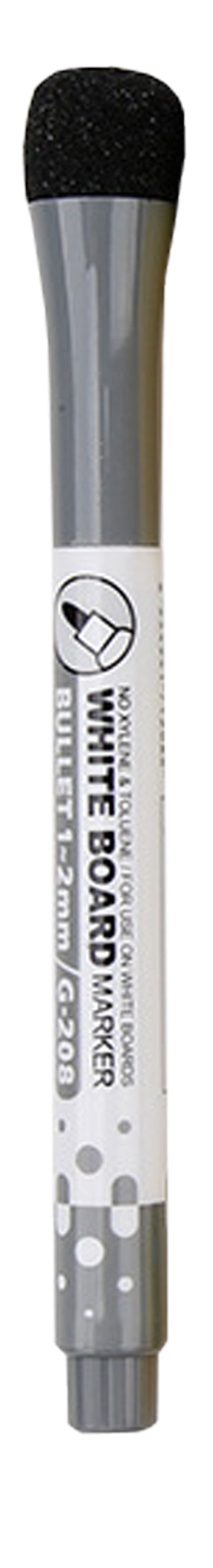 LMG Germany Whiteboard Marker Magnetischer Whiteboard Marker mit Kappe & Wischer – abwischbar