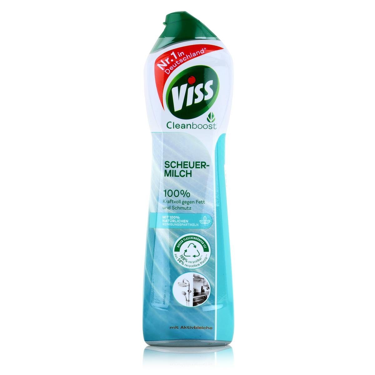 Viss Viss Cleanboost Scheuer-Milch mit Aktivbleiche Pack) (1er Allzweckreiniger 500ml