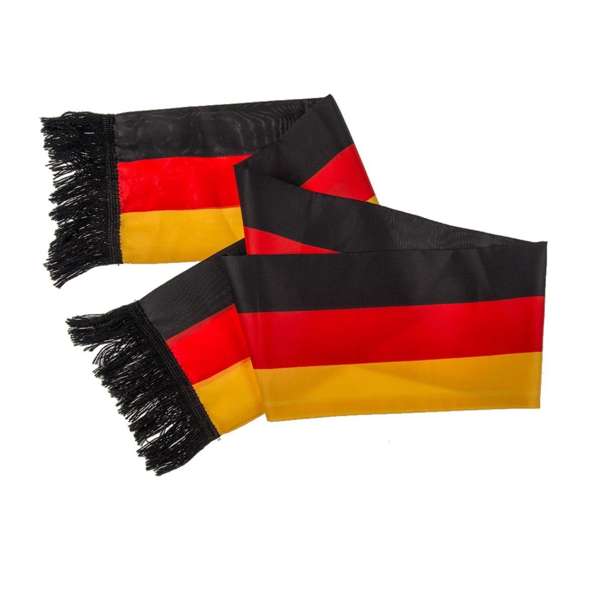 Flagge Deutschland Fan-Schal mit Aufhängung ca. 150 cm