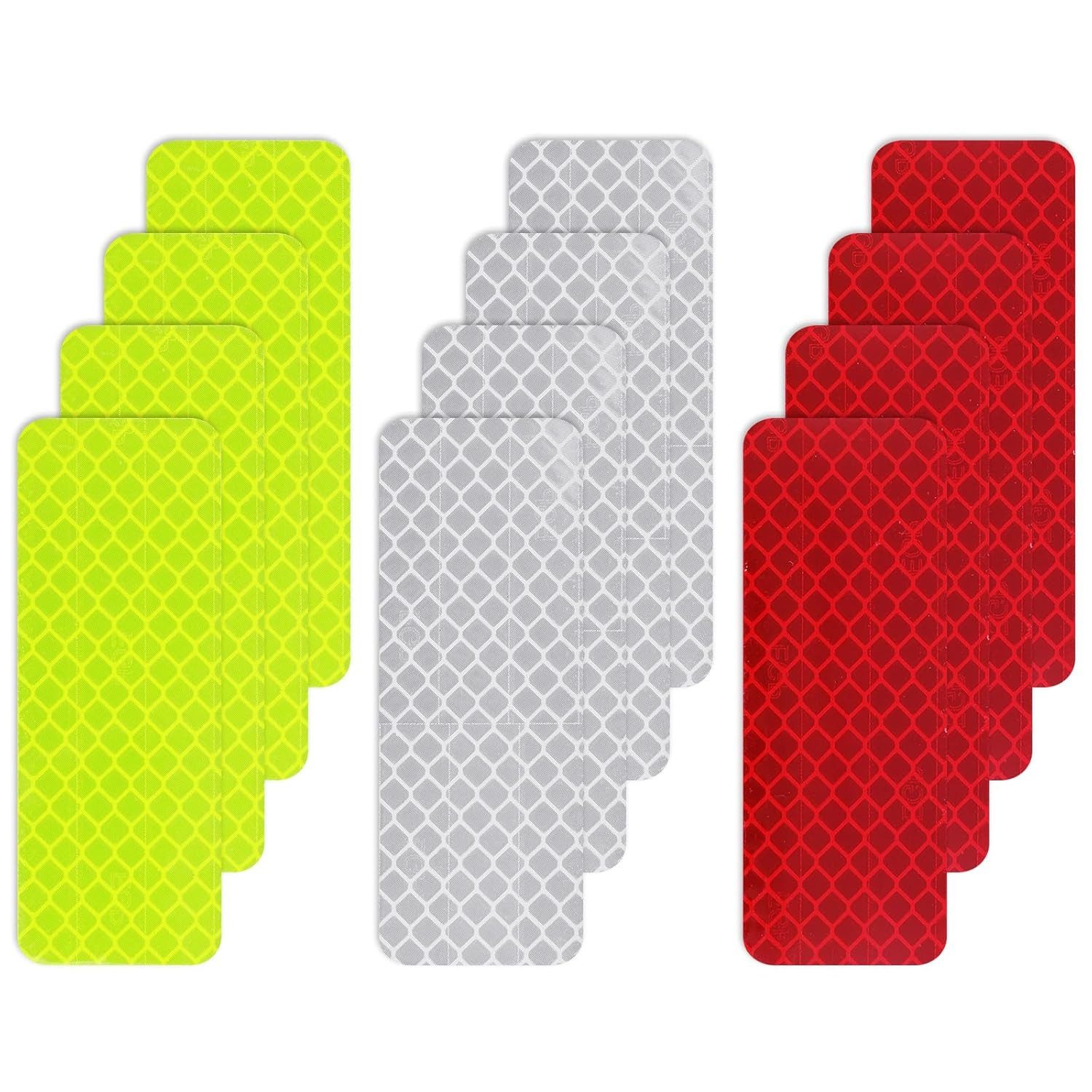 FELIXLEO Reflektorband 150 Reflektoren Aufkleber Set Wasserdicht für Fahrrad und Rucksack, (1 St)