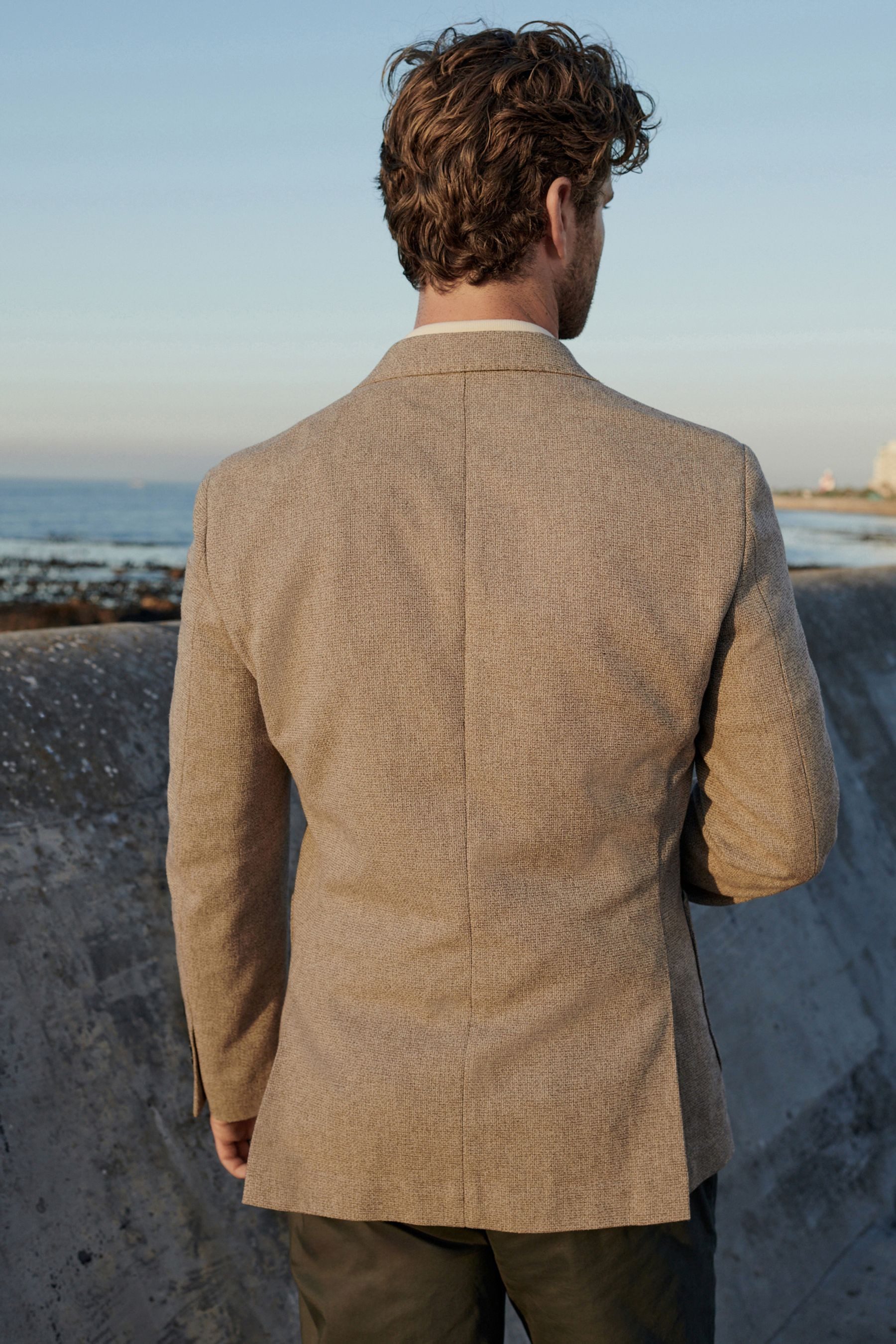 Next Sakko Nova Fides Slim Fit Sakko aus italienischem Stoff (1-tlg)