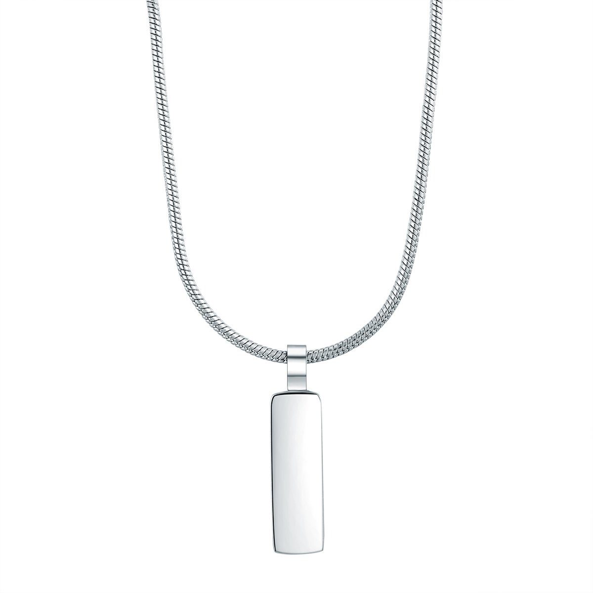 Edelstahlkette silber