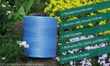 EPT-Home Allzweckband Gartenschnur Seil Kordel Pflanzschnur (2-3 mm, 1-tlg., 3050 m), Reißkraft Linear 70 kg
