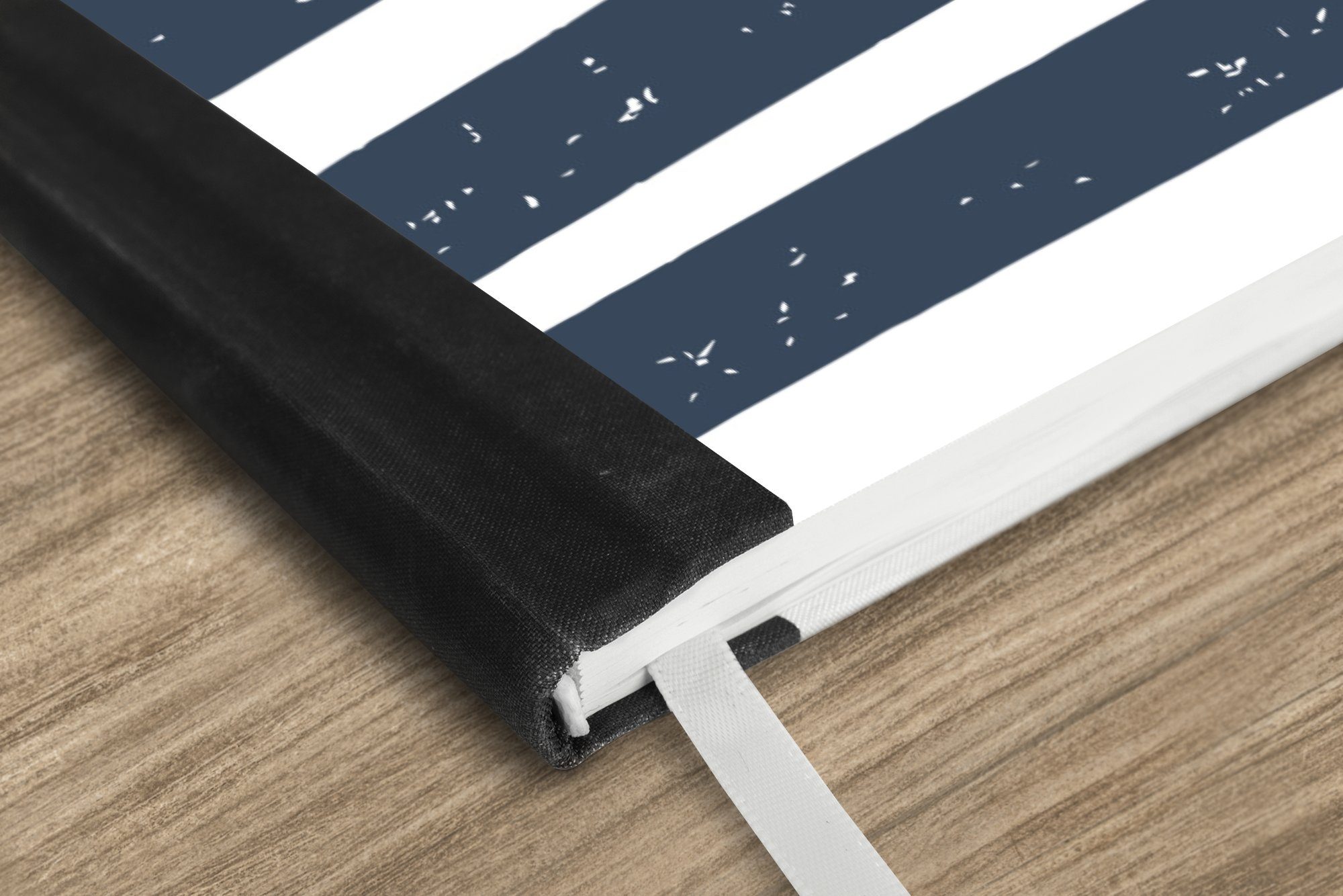 Thumbnail - MuchoWow Notizbuch Herz - Gelb - Streifen - Illustration - Kinder, Notebook, Notizblock a5, Tagebuch, Journal Liniert