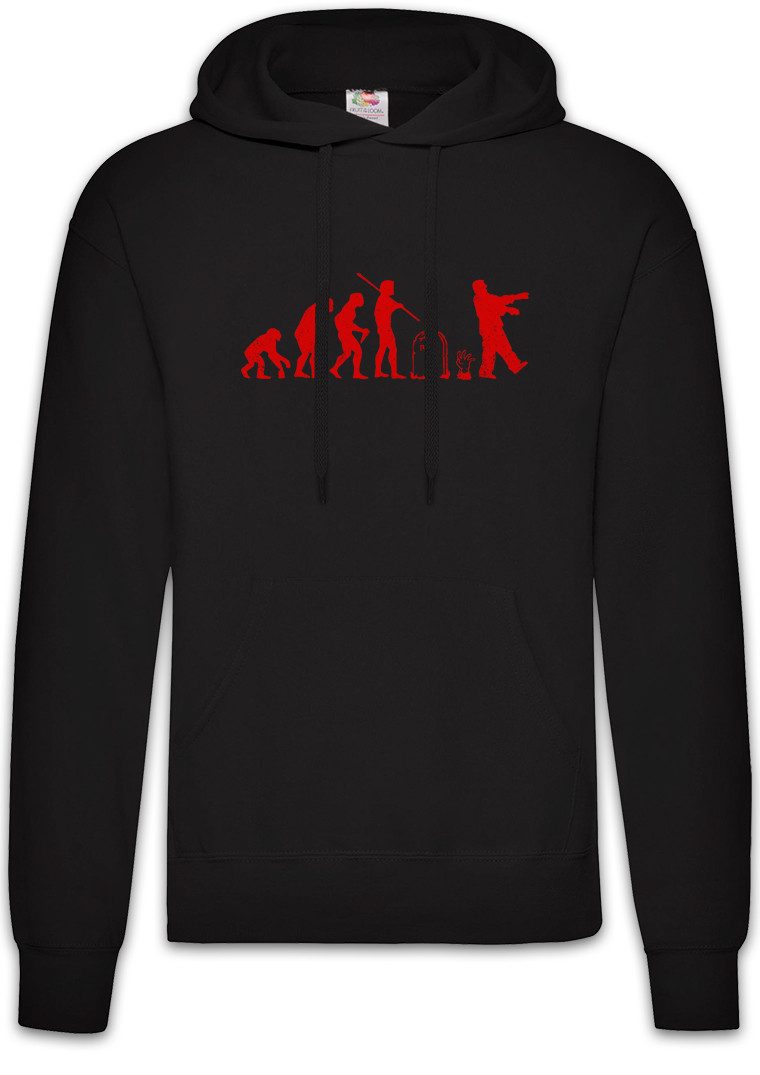 Hoodie Zombie Evolution Herren Hoodie Walkers Zombies Horror The Walking