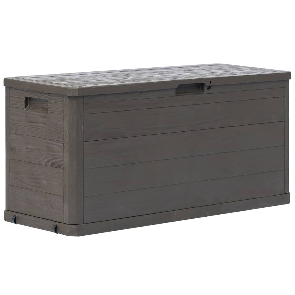 furnicato Gartenbox Garten-Aufbewahrungsbox 280 L Braun