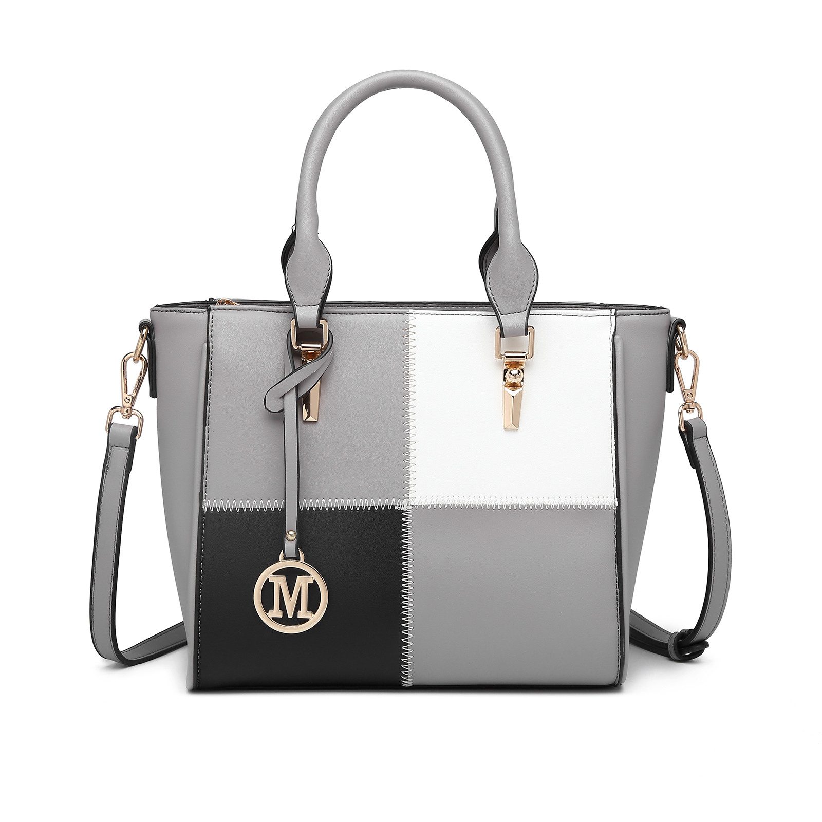 Miss Lulu Schultertasche Damen-Handtasche PU-Leder Umhängetasche günstig online kaufen