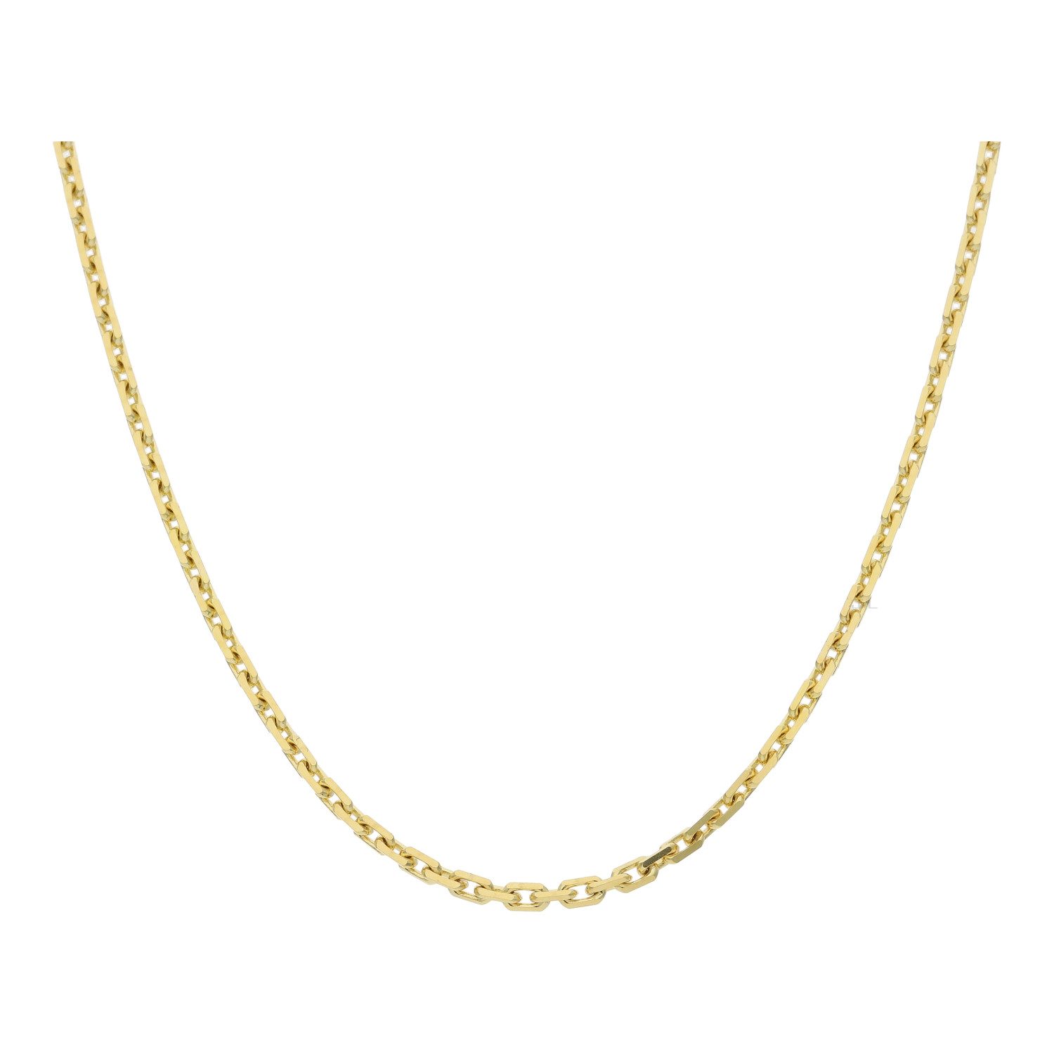 JuwelmaLux Kette ohne Anhänger Goldkette für Anhänger 333 JL48-05-0090 Anker diamantiert 1,6 mm (1-tlg)