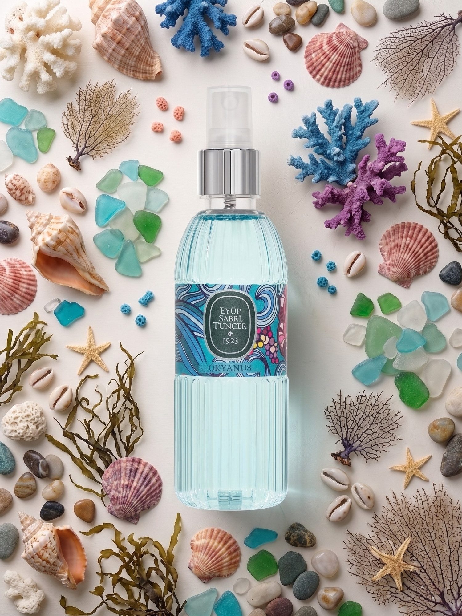 EYÜP SABRI TUNCER Eau de Cologne Eyüp Sabri Tuncer Okyanus Kölnisch Wasser 150ml/400ml – Meeresfrische, Anforderungen verstanden: Kürze, keine Füllsätze, direkt.