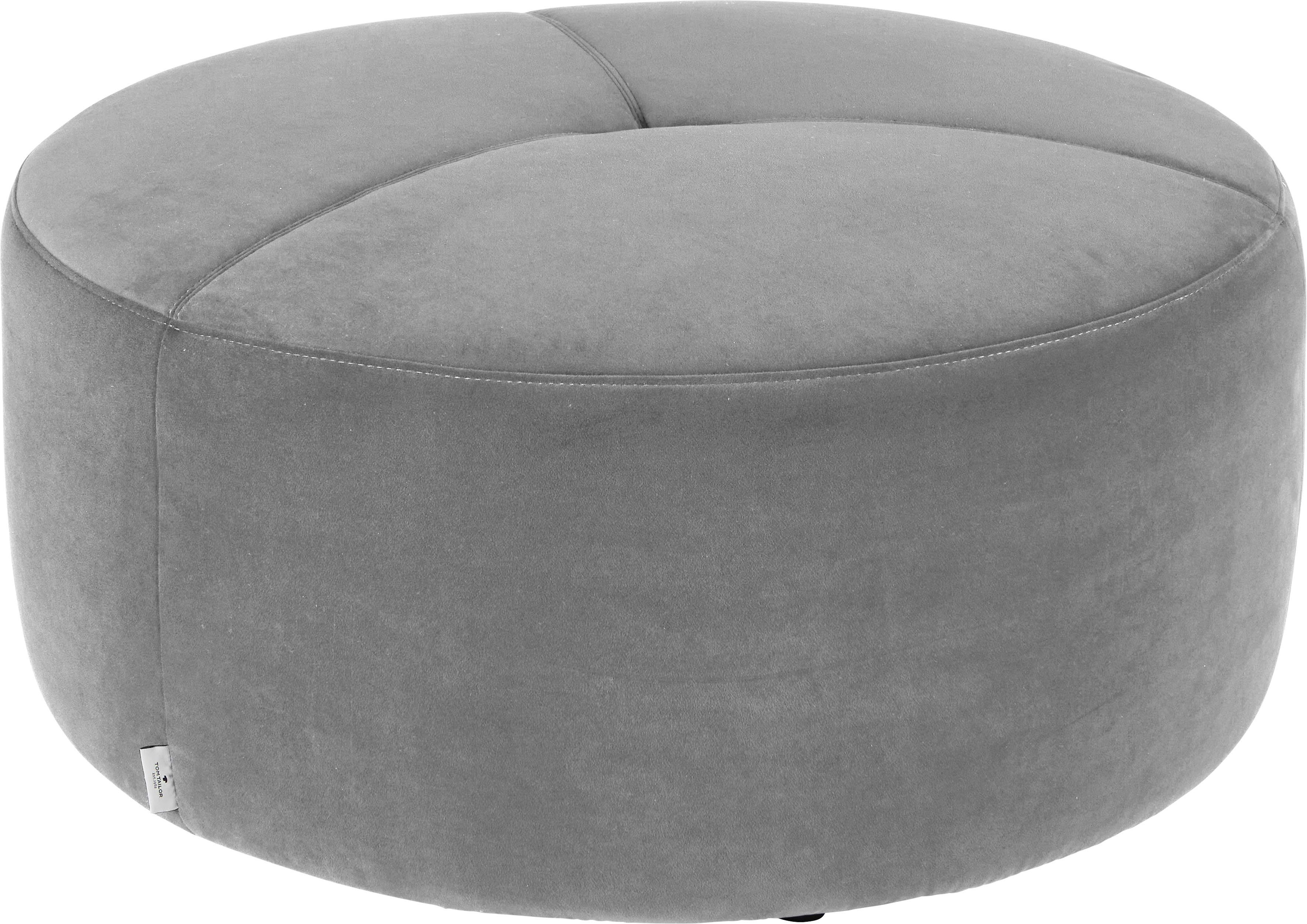 TAILOR Pouf TOM ø im mit Sitz, PURE, cm Steppung HOME 90 DROP