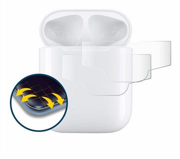 BROTECT Full-Screen Schutzfolie für Apple AirPods Wireless Charging Case (2. Gen), Displayschutzfolie, 2 Stück, 3D Curved klar