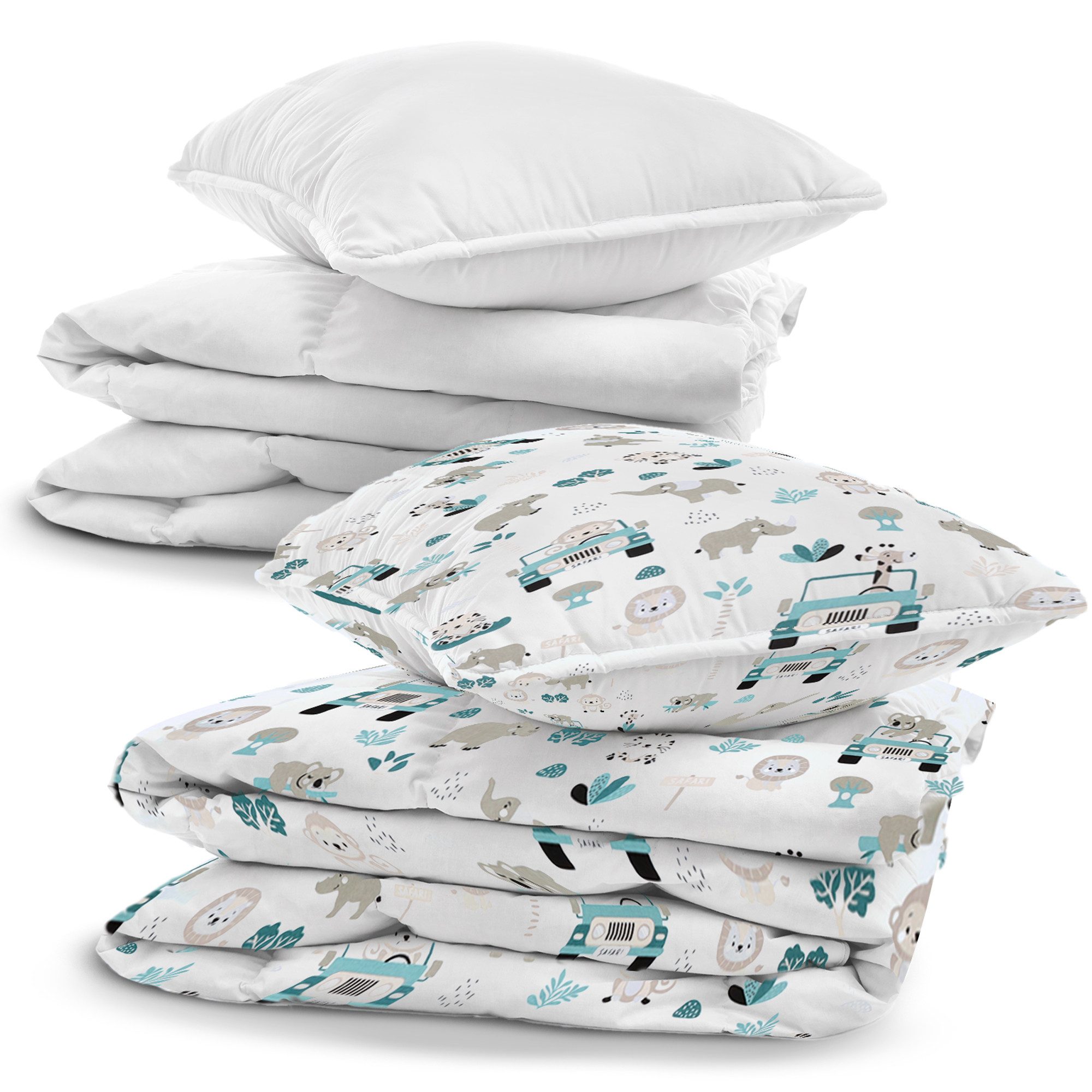 Totsy Baby Babybettwäsche Kinderbettwäsche Baumwolle Set mit Decken- und Kissenbezug