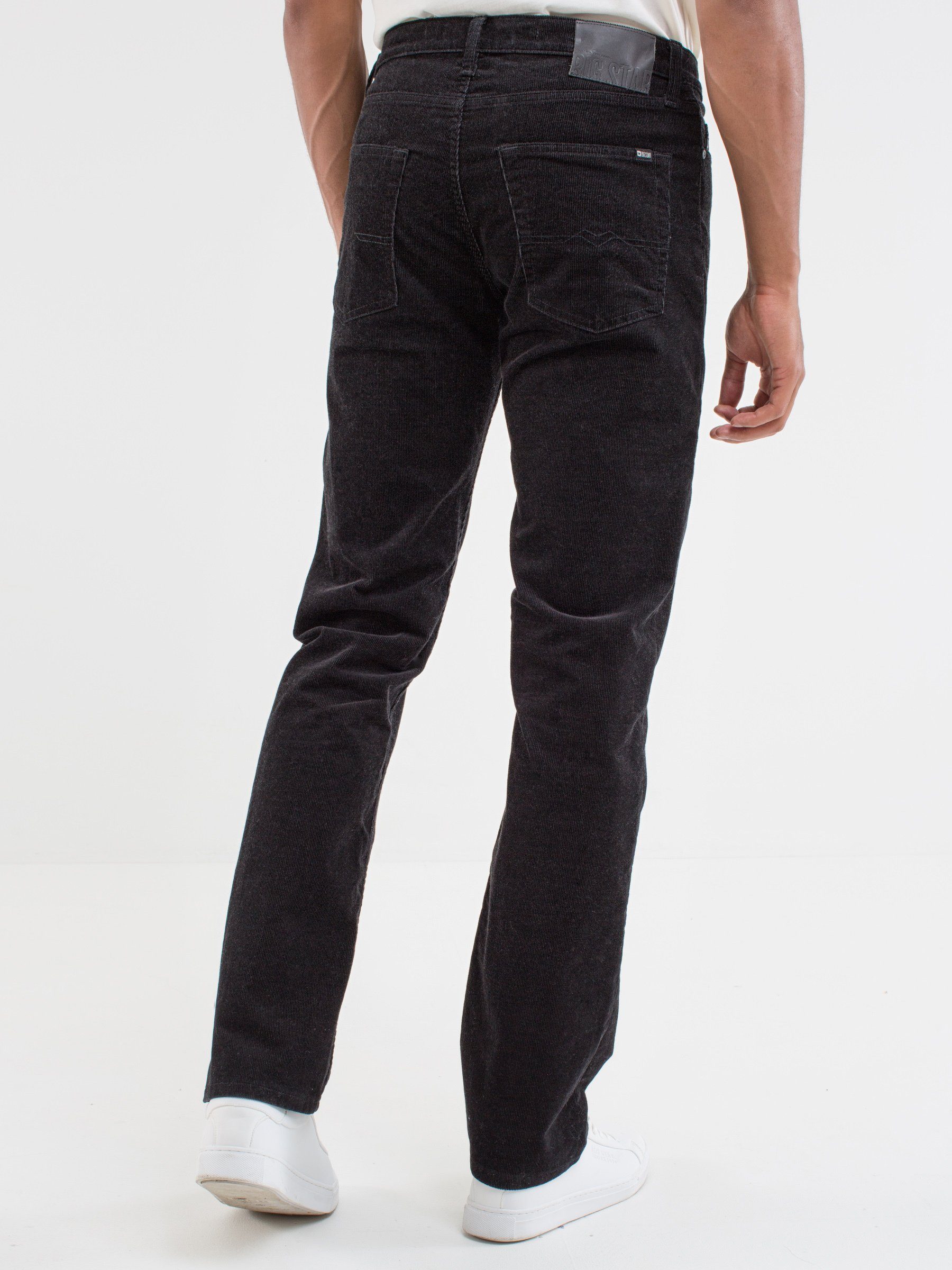 BIG STAR COLT (1-tlg) CORD Straight-Jeans kohlschwarz