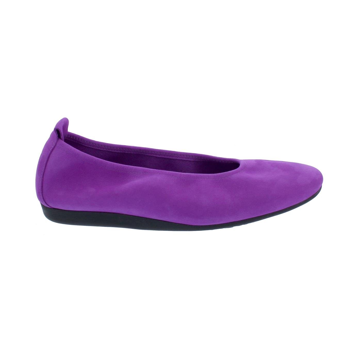 Arche Laius Ballerina, Nubuckleder, Theoda (pink), Latexsohle Ballerina