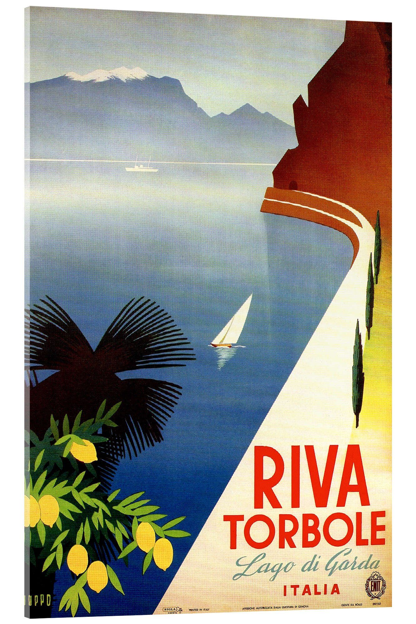 Posterlounge Wandbild Italien - Riva Torbole günstig online kaufen