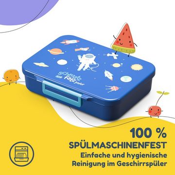 Klarstein Frischhaltedose Lite Lunchbox 6 Fächer 20,8 x 4,5 x 15 cm, Tritan, Silikon, (Packung, 8-tlg)