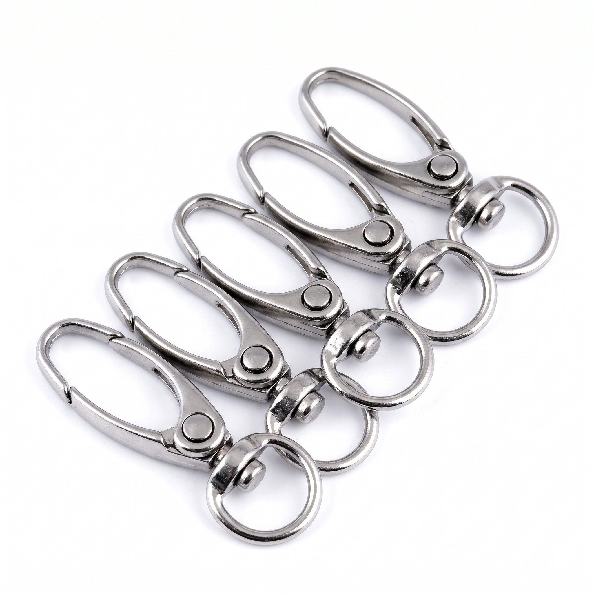 maDDma Karabiner 5 Bolzen-Karabiner Karabinerhaken Größen Farbwahl Gurtband Hundeleinen, (Paket, 5 St)