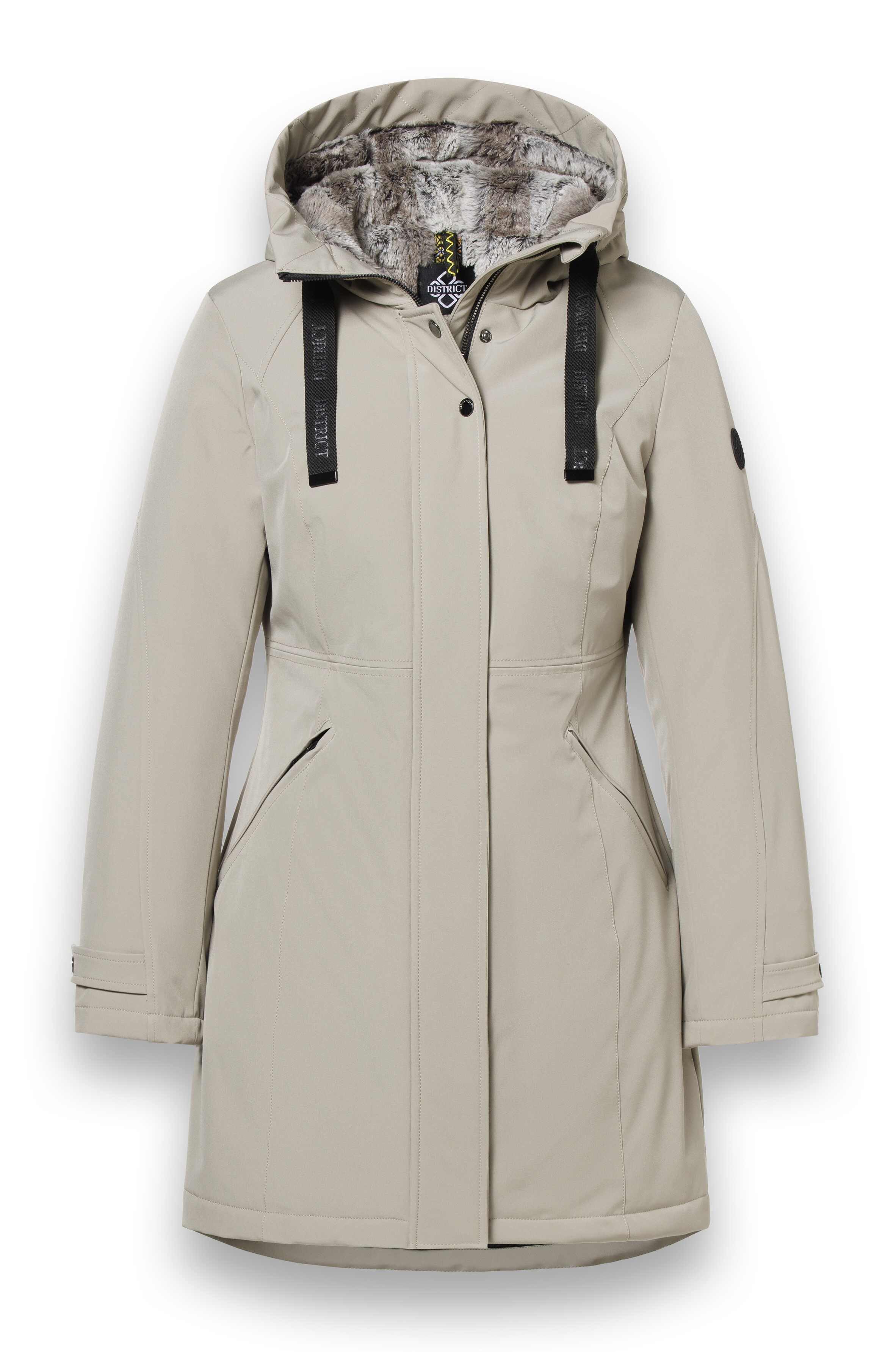 District Wintermantel Parkcity (warm, winddicht, wasserabweisend) beige Damen