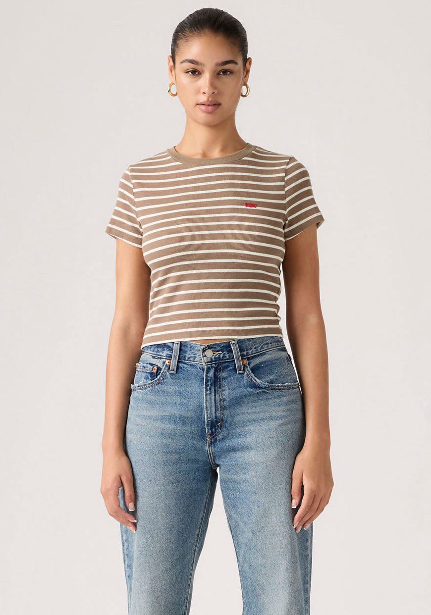 Levi's® T-Shirt ESSENTIAL SPORTY TEE Feinripp- Qualität