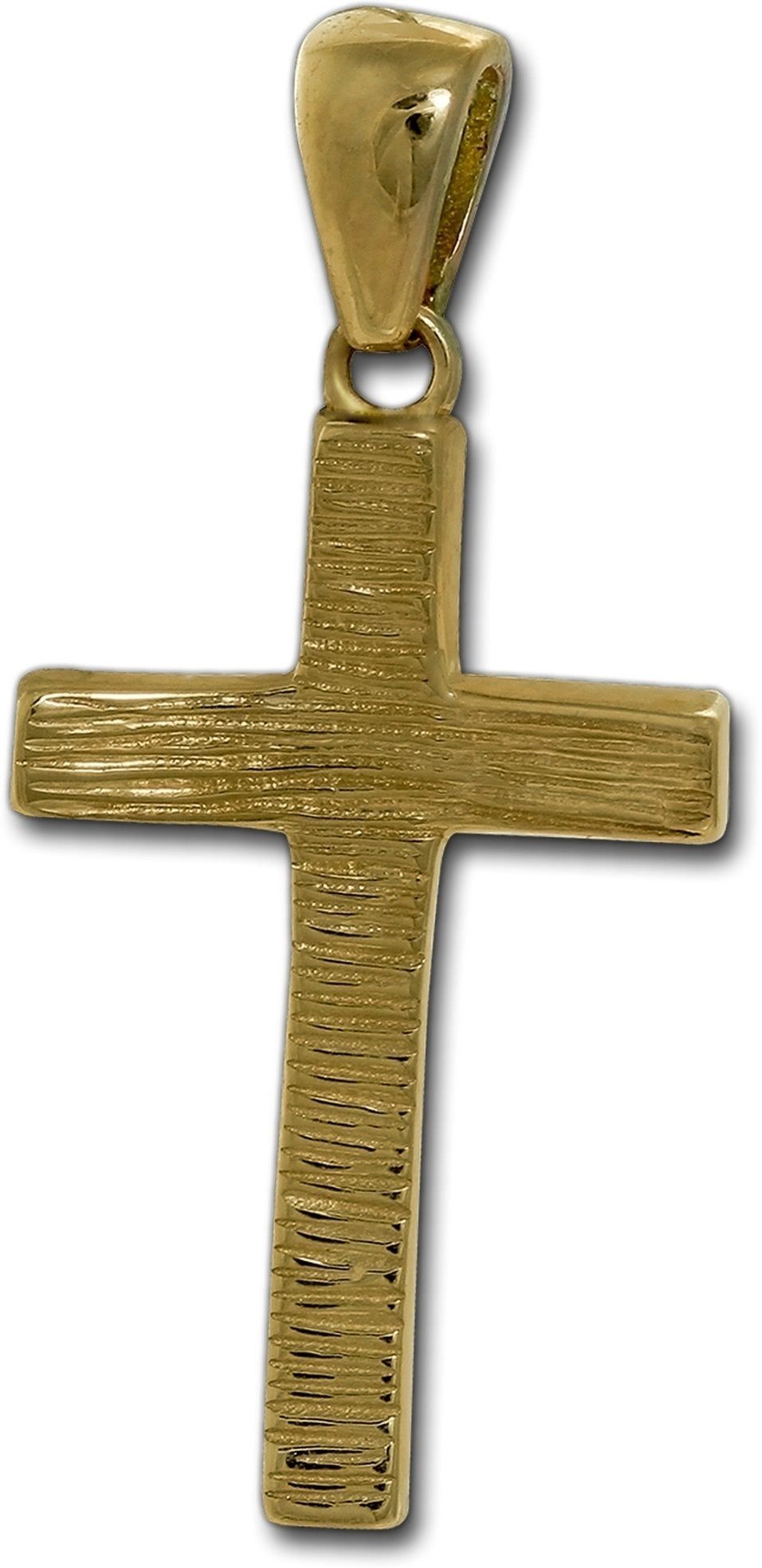 GoldDream Kettenanhänger GoldDream Kettenanhänger Kreuz 8K Gold, Kettenanhänger ca. 26mm, 333 Gelbgold - 8 Karat (Kreuz)