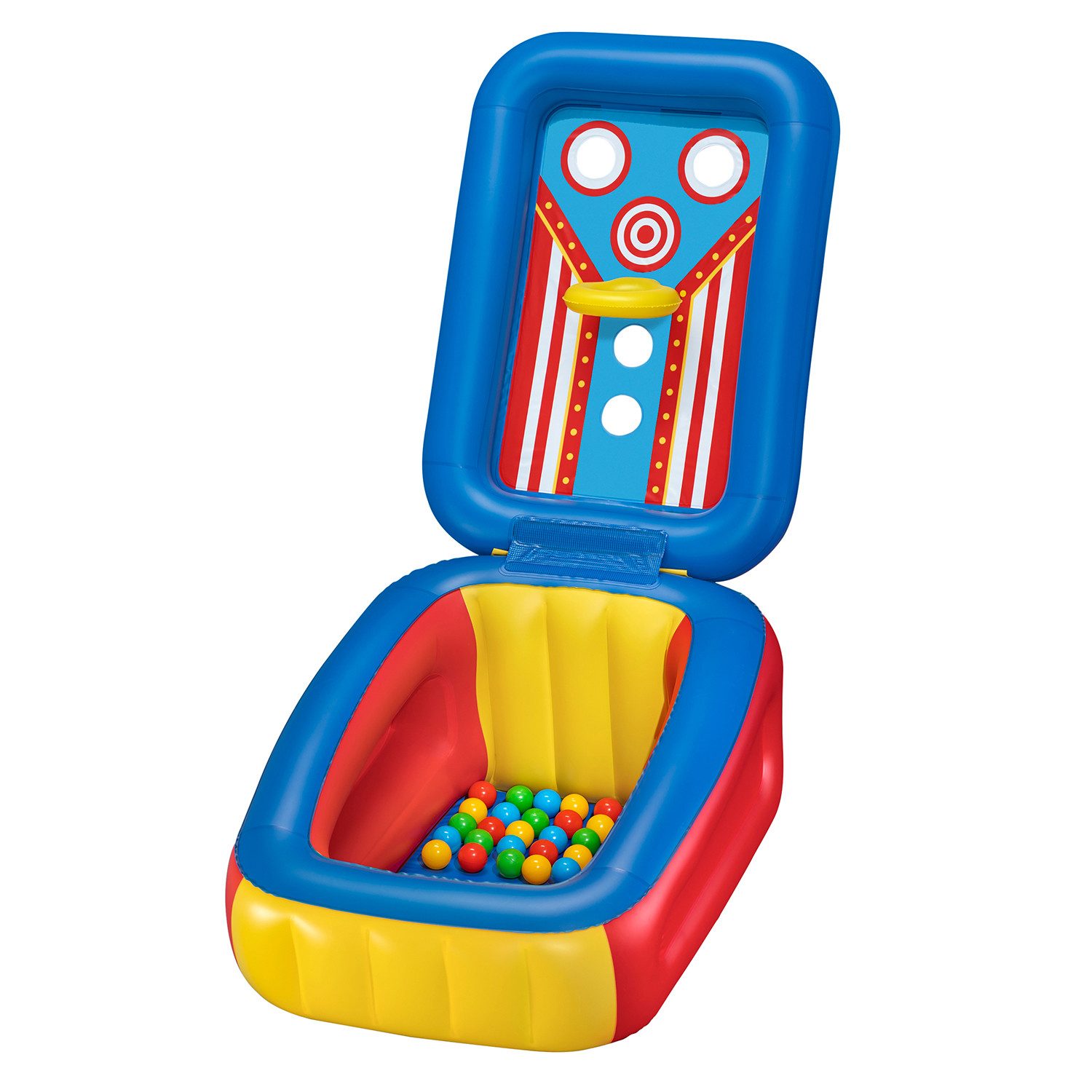 Bestway Aufblasbares Bällebad Multifunktional Flip 'n Toss™, 110 x 81 x 140 / 62 cm