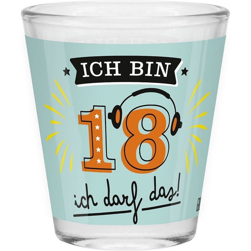 Sheepworld Schnapsglas Schnapsglas Shot Stamper Lustiges Motiv Geschenk Sheepworld 18, Material: Glas