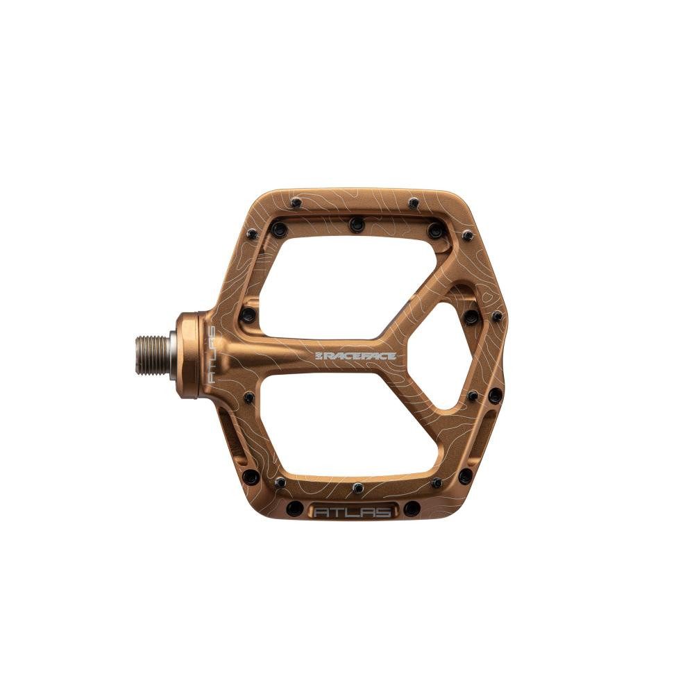 Race Face Fahrradpedale Race Face Atlas Plattform-Pedal, kashmoney bronze - robustes Flatpedal