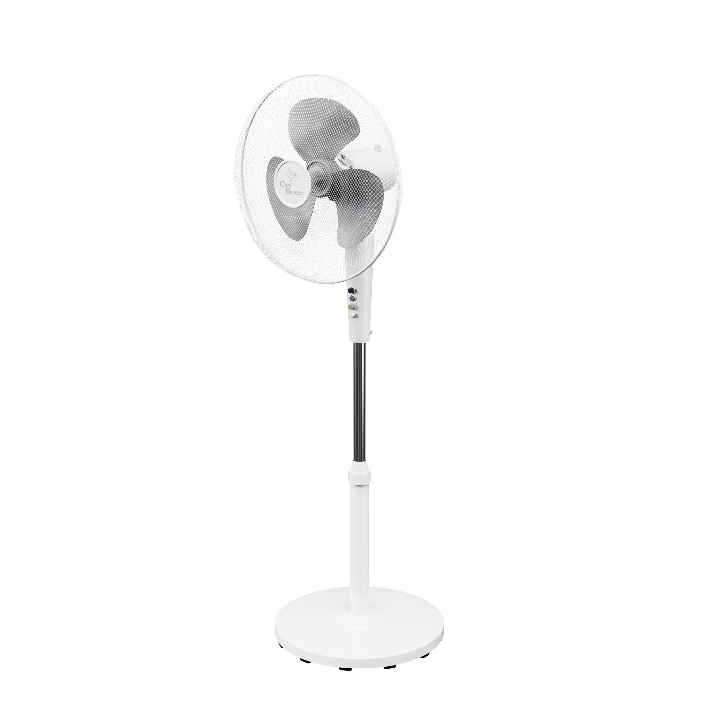 Suntec Wellness Standventilator CoolBreeze 4000 SV, Ventilator inkl. Oszillation & Tragegriff, Fan, 45 Watt