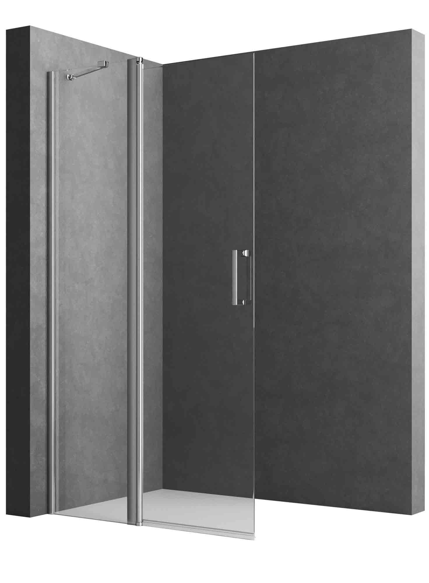 Boromal Walk-in-Dusche faltbar Walk In Dusche Duschwand, Einscheibensicherh günstig online kaufen