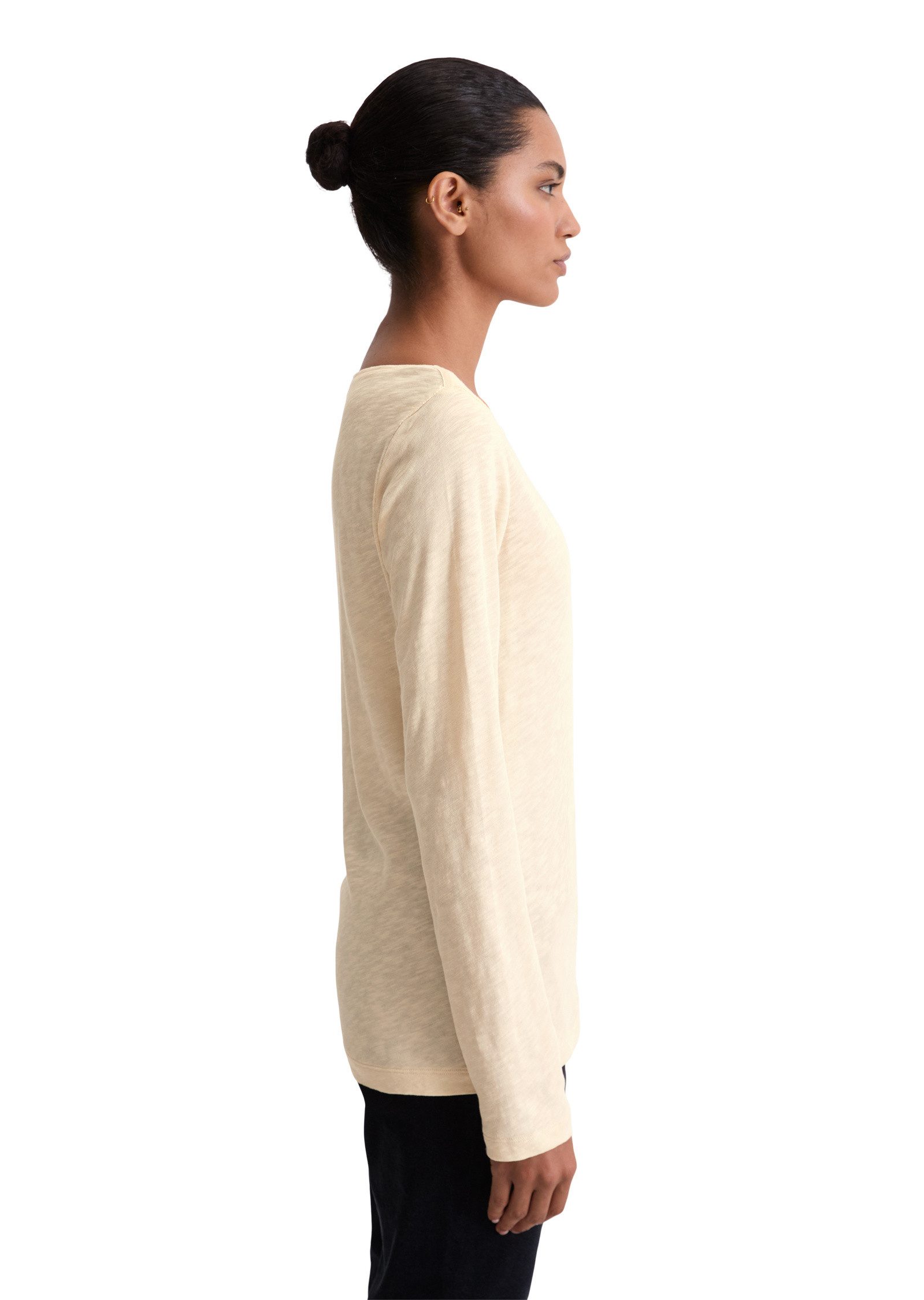 Marc O'Polo Langarmshirt aus Organic Cotton-Qualität günstig online kaufen