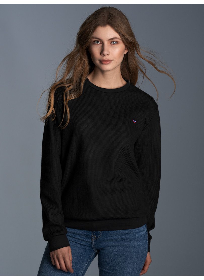 Sweatshirt TRIGEMA Sweatshirt in Waffeloptik