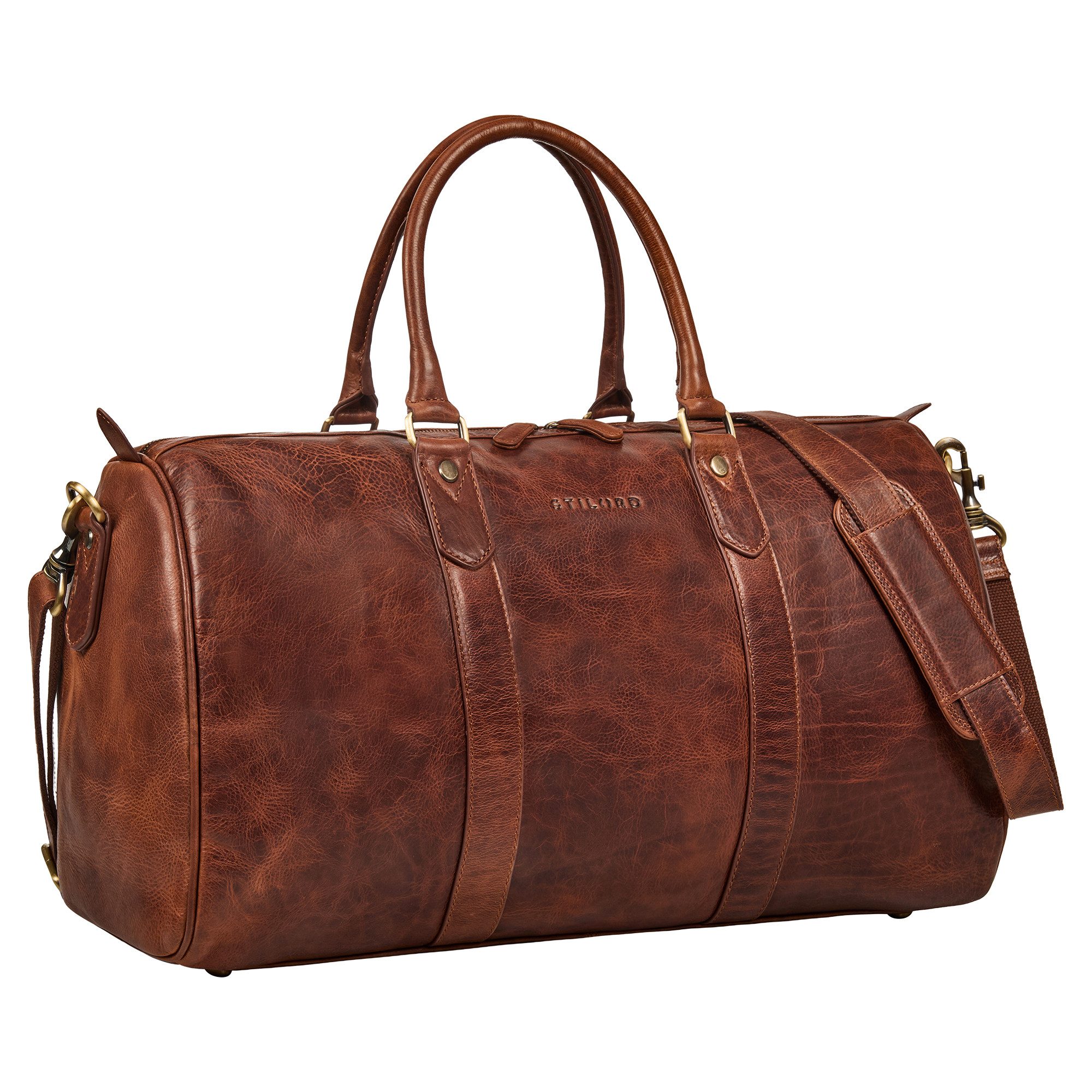 STILORD Weekender "Santiago" Vintage Reisetasche Leder 28L für Damen & Herren