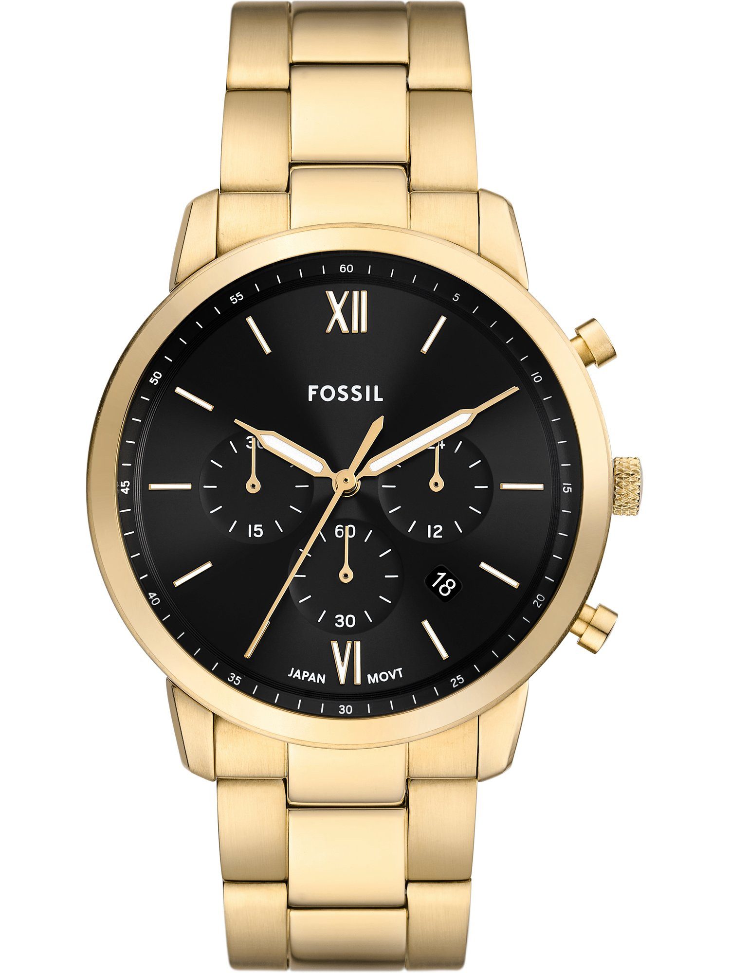 Fossil Chronograph Fossil Herren-Uhren Analog Quarz günstig online kaufen